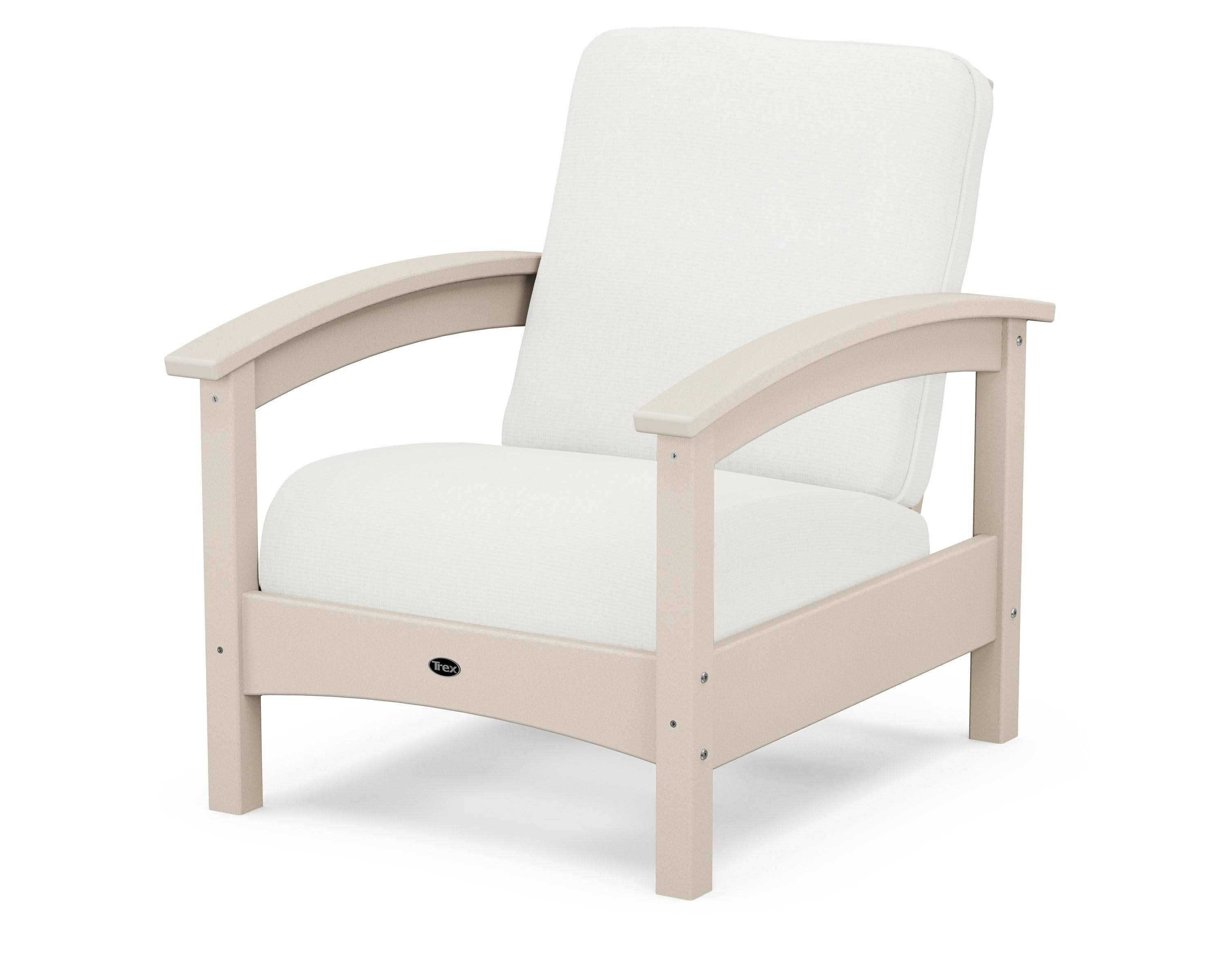 Rockport Club Chair in Sand Castle / Natural Linen
