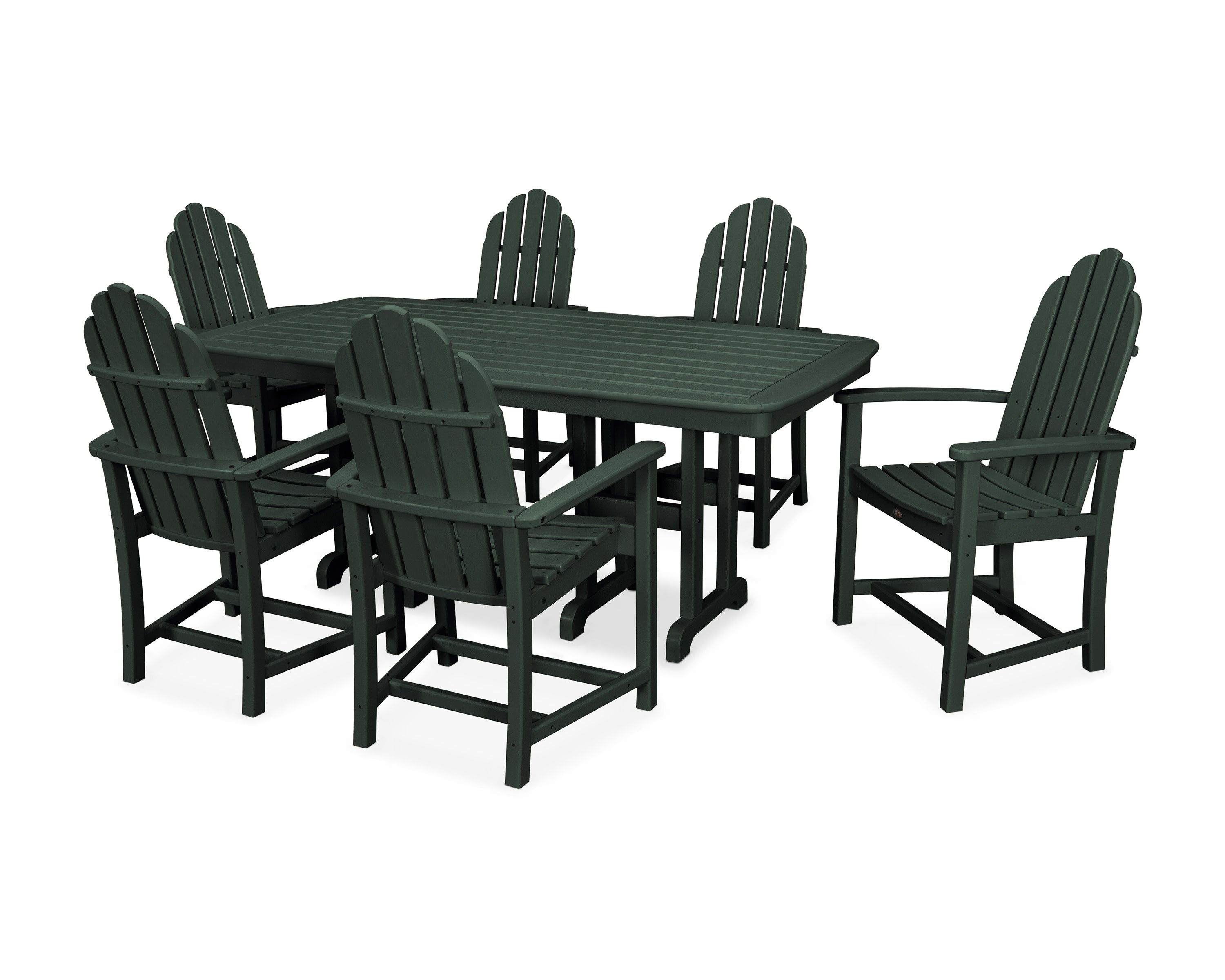 Cape Cod 7-Piece Dining Set in Rainforest Canopy