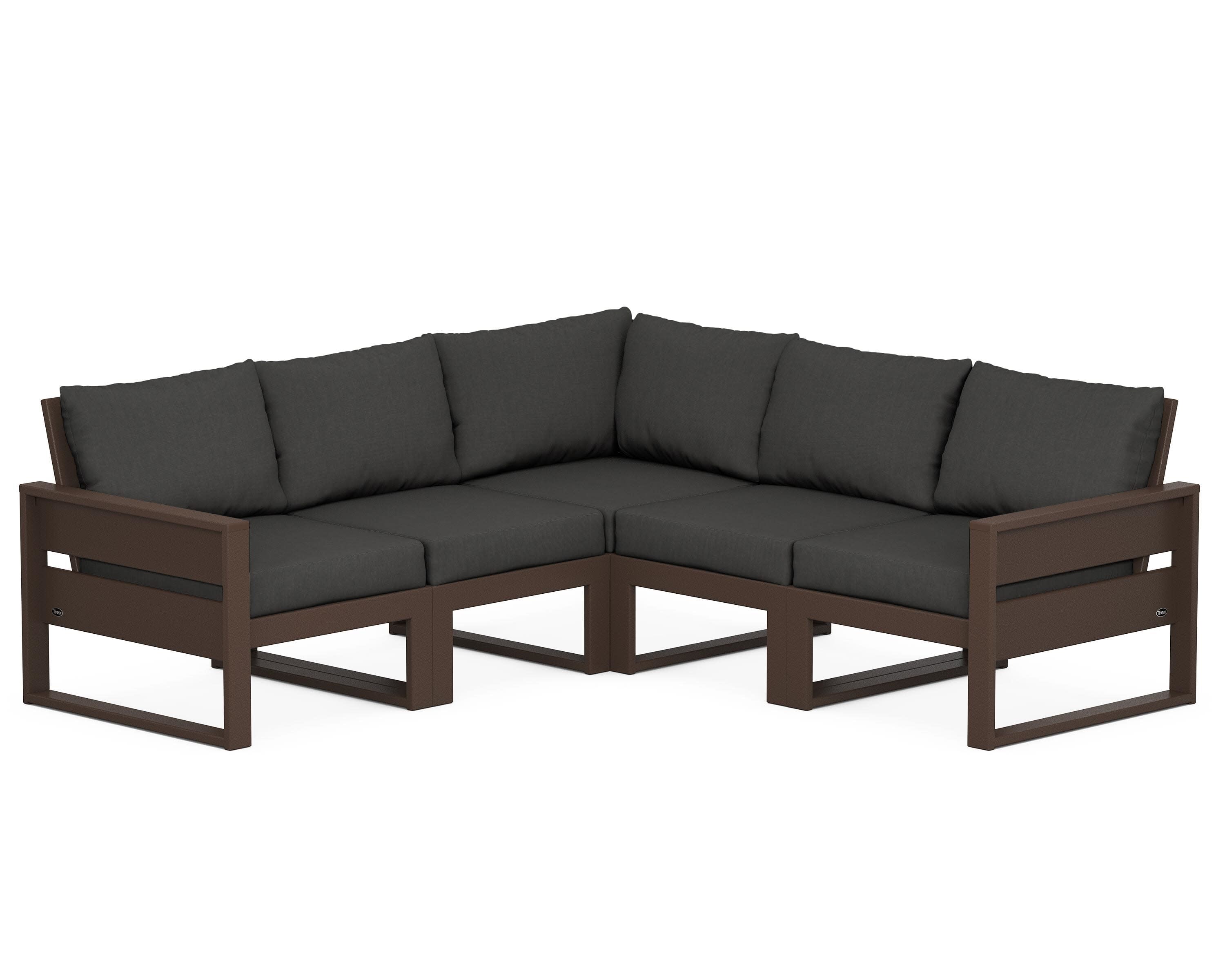 Eastport 5-Piece Sectional in Vintage Lantern / Spectrum Carbon