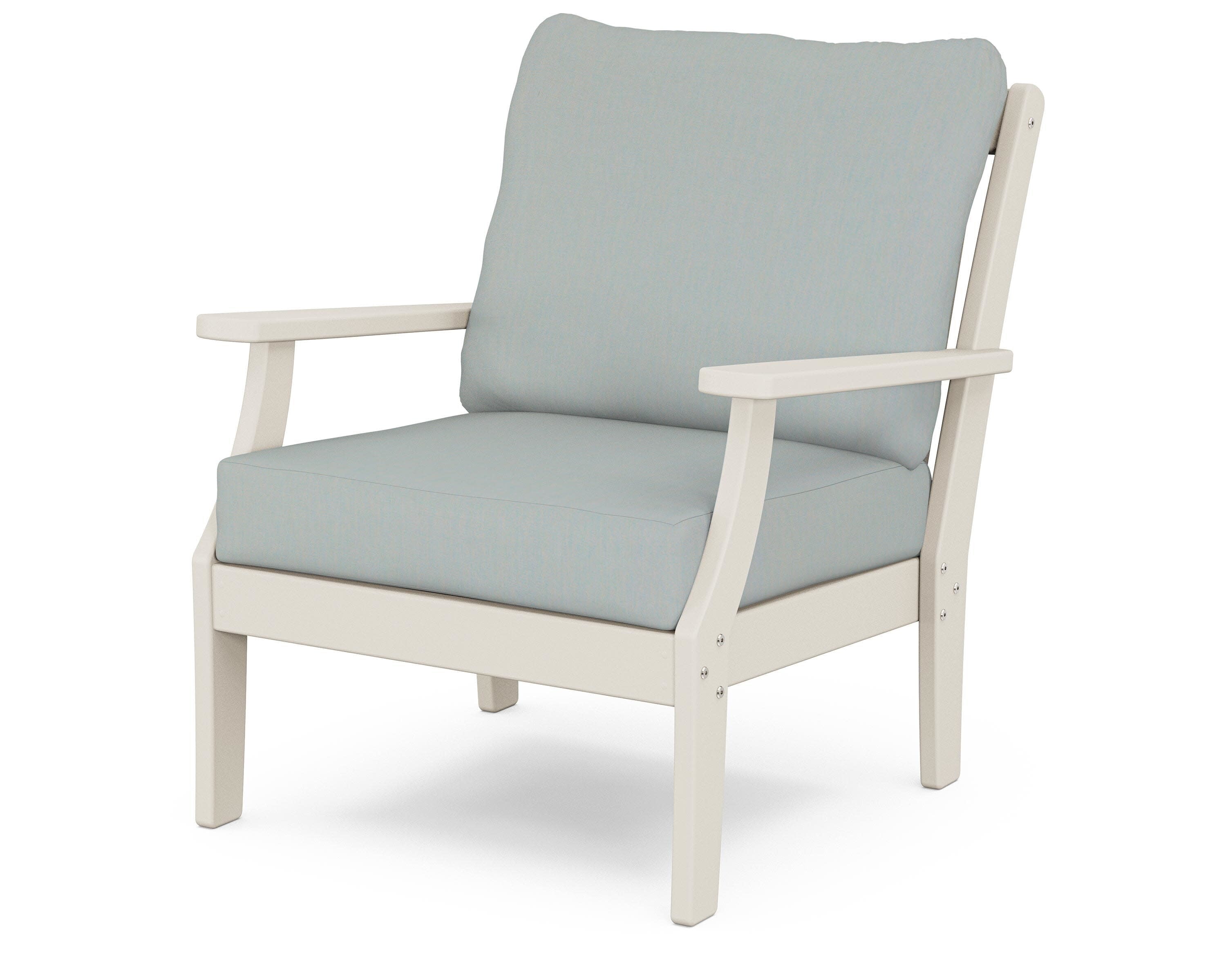 Yacht Club Deep Seating Chair in Sand Castle / Spa