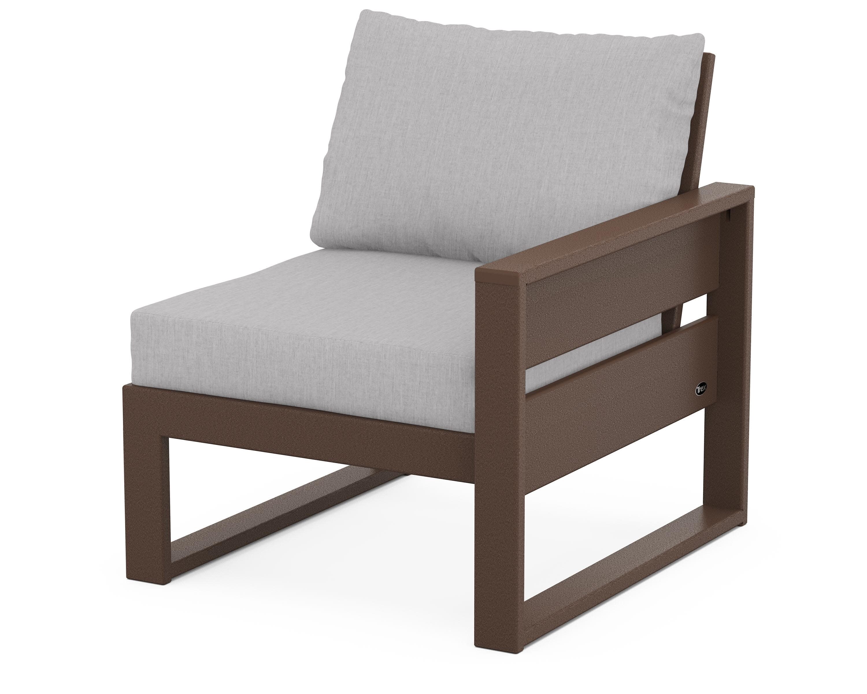 Eastport Modular Right Arm Chair in Vintage Lantern / Granite