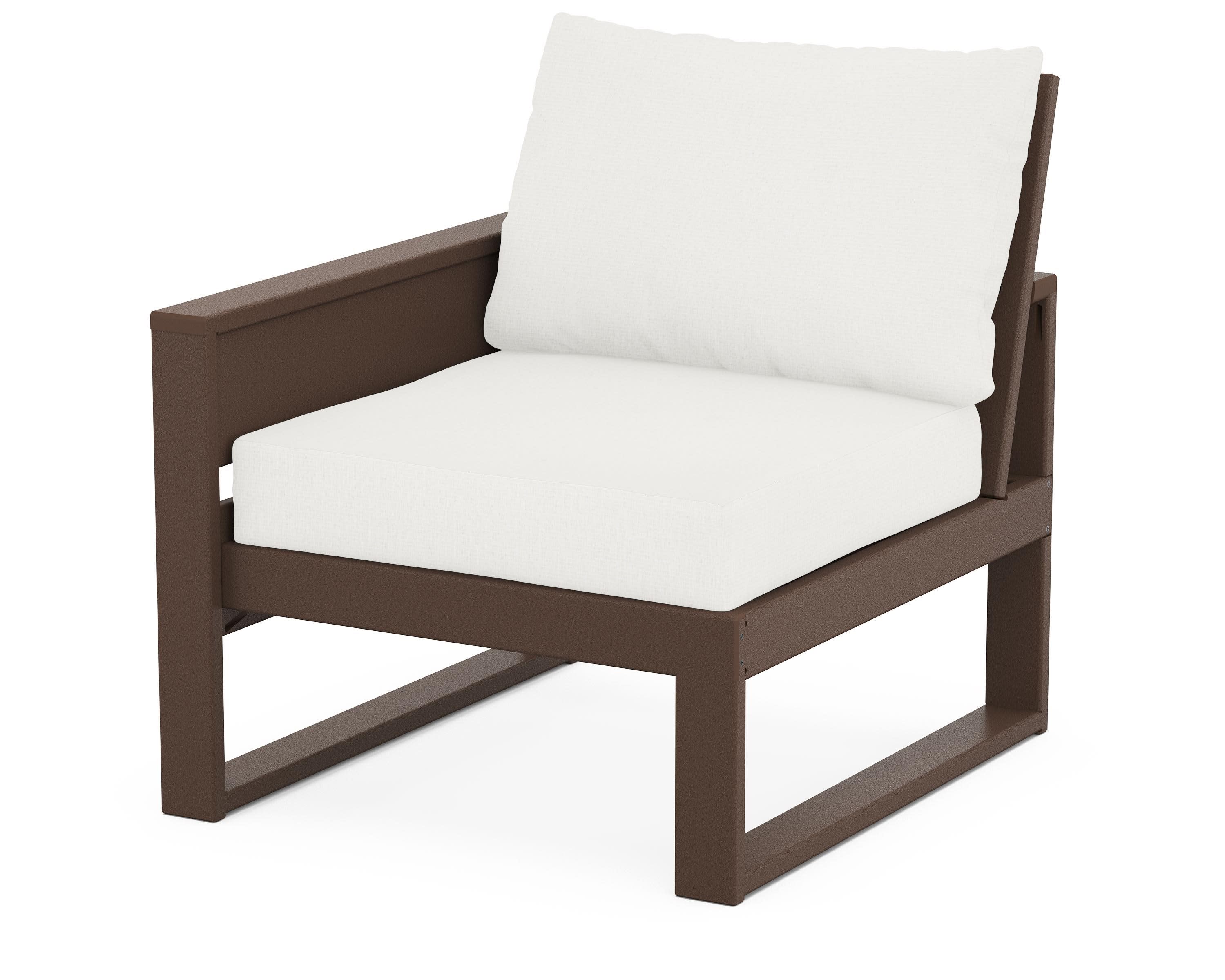 Eastport Modular Left Arm Chair in Vintage Lantern / Natural Linen