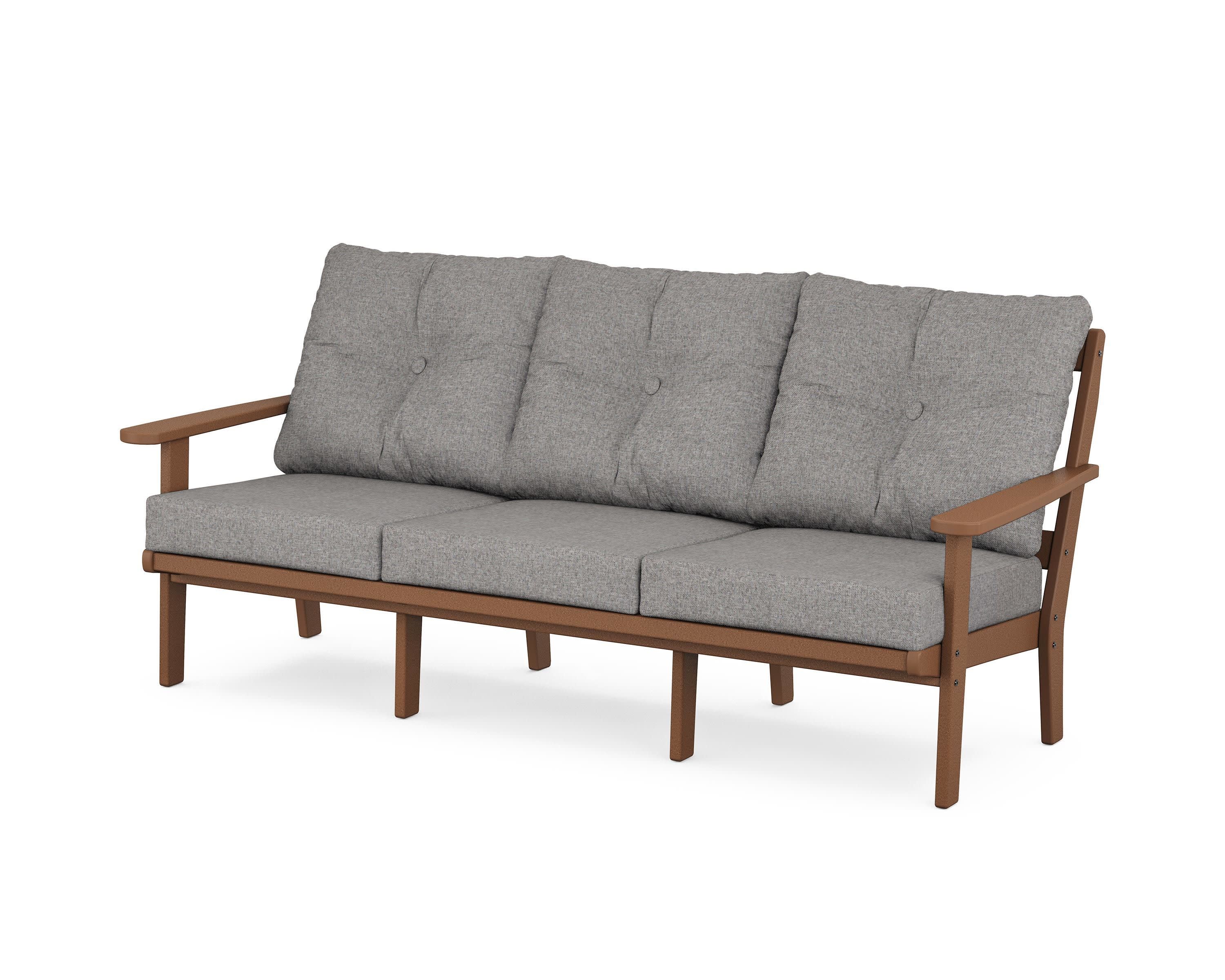 Cape Cod Deep Seating Sofa in Tree House / Grey Mist