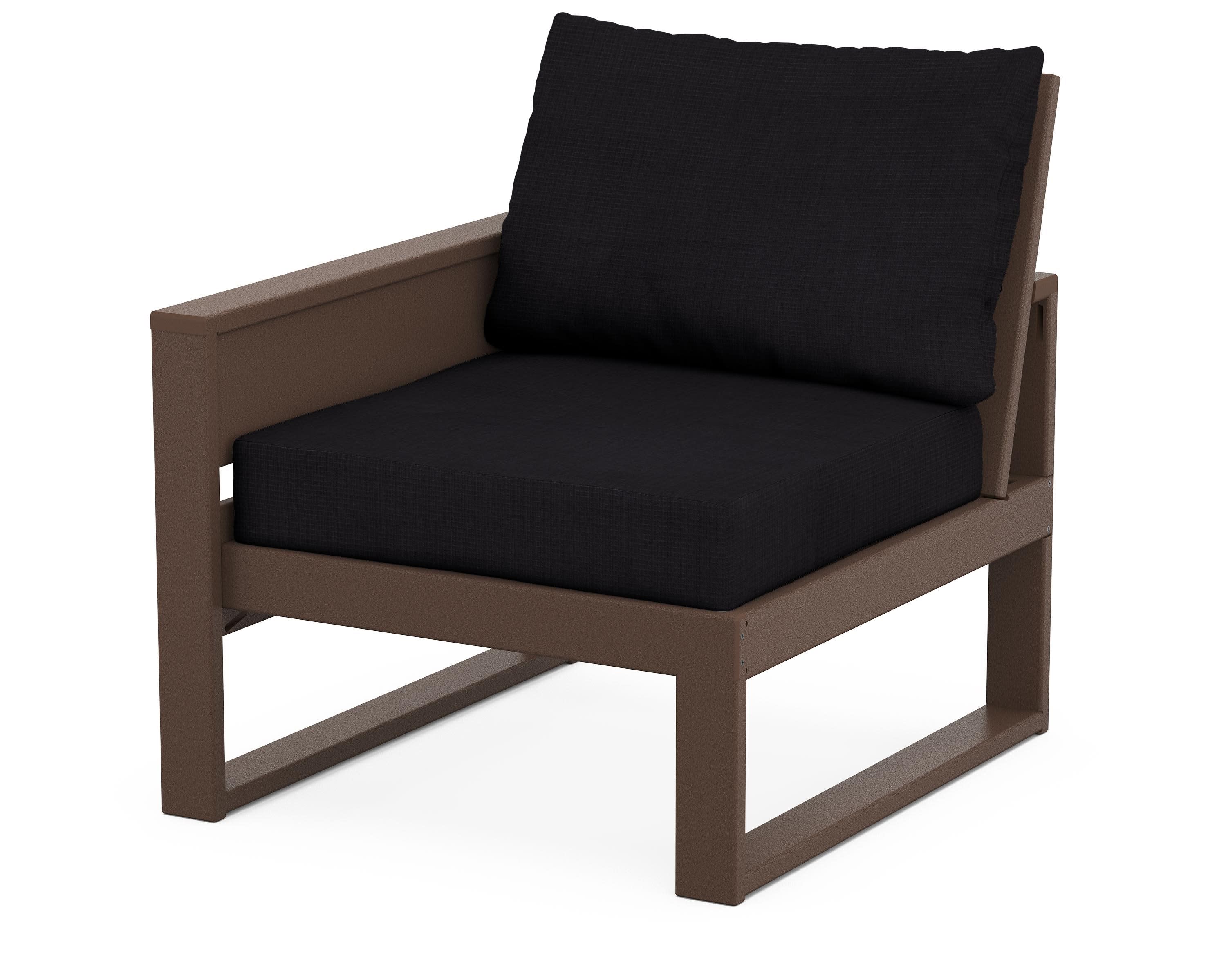 Eastport Modular Left Arm Chair in Vintage Lantern / Midnight Linen