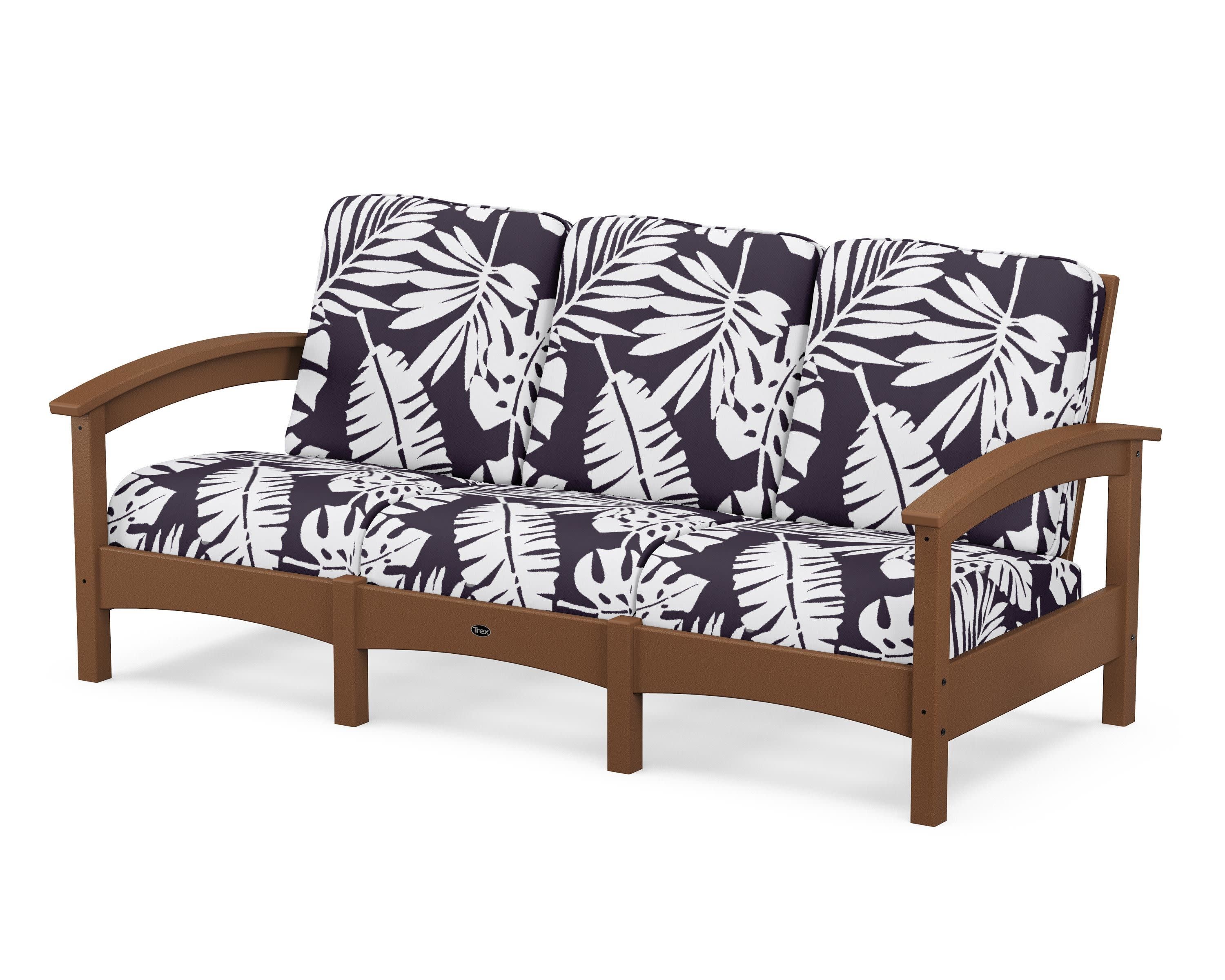 Rockport Club Sofa in Tree House / Leaf Navy