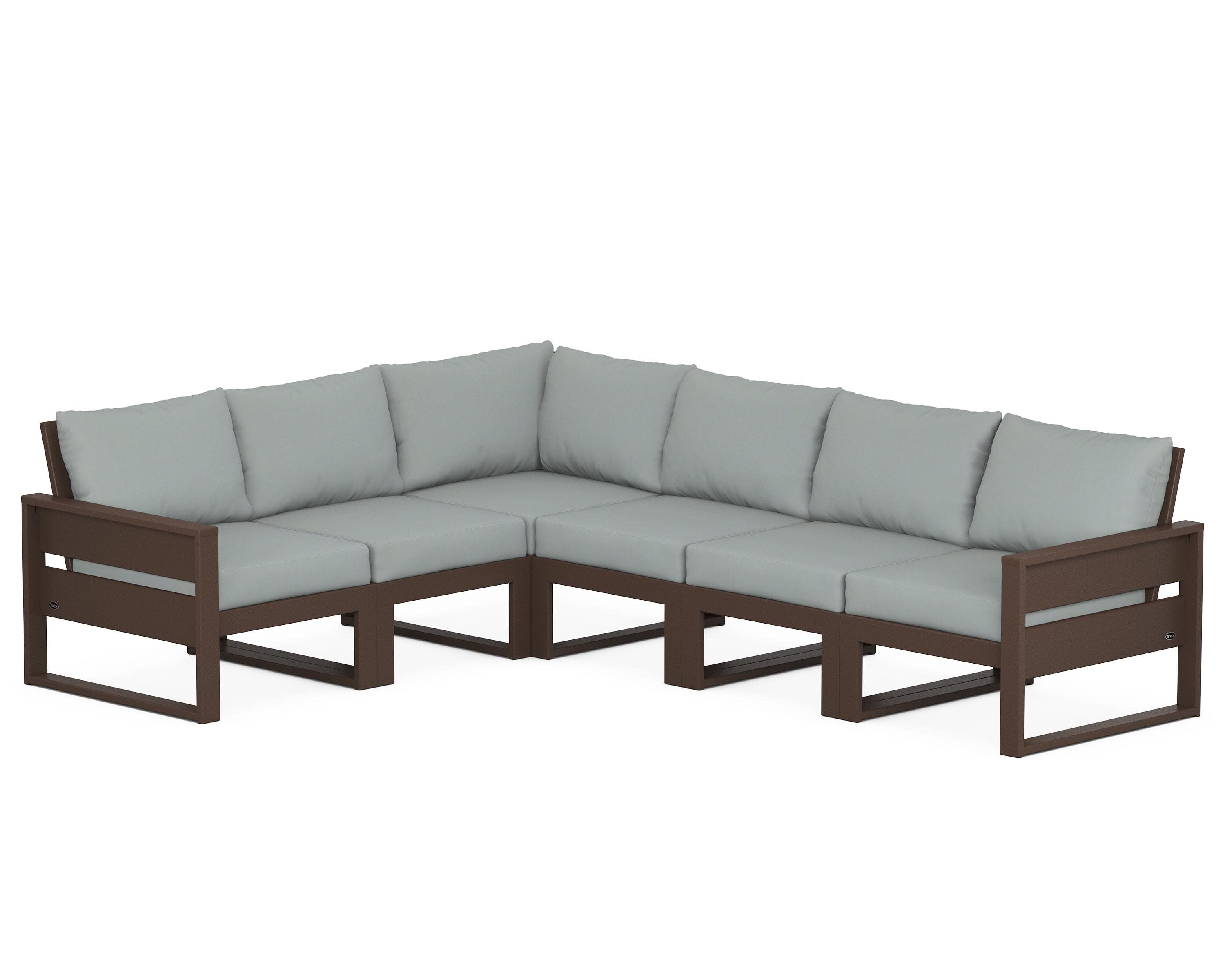 Eastport 6-Piece Sectional in Vintage Lantern / Spa