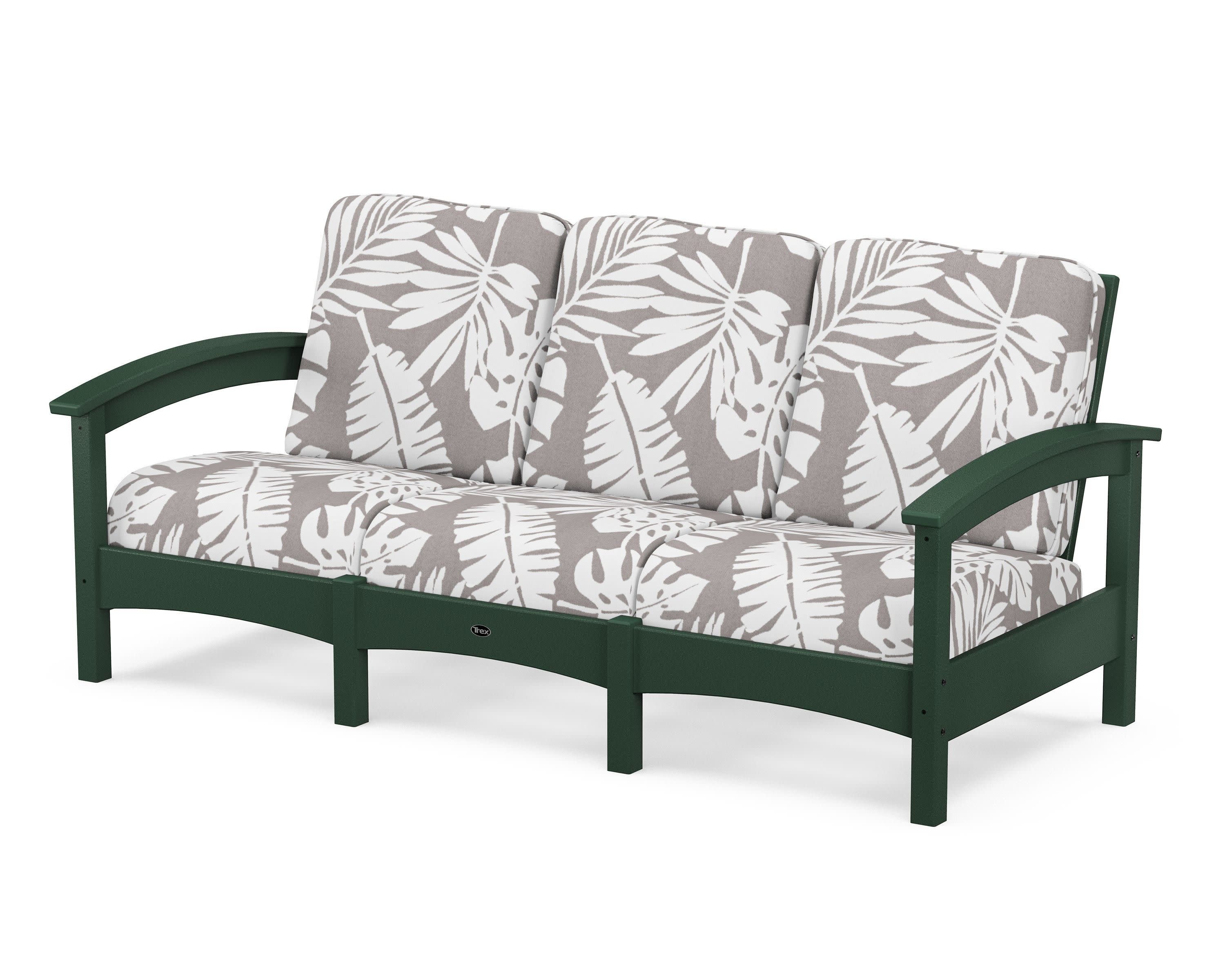 Rockport Club Sofa in Rainforest Canopy / Leaf Grey Mist