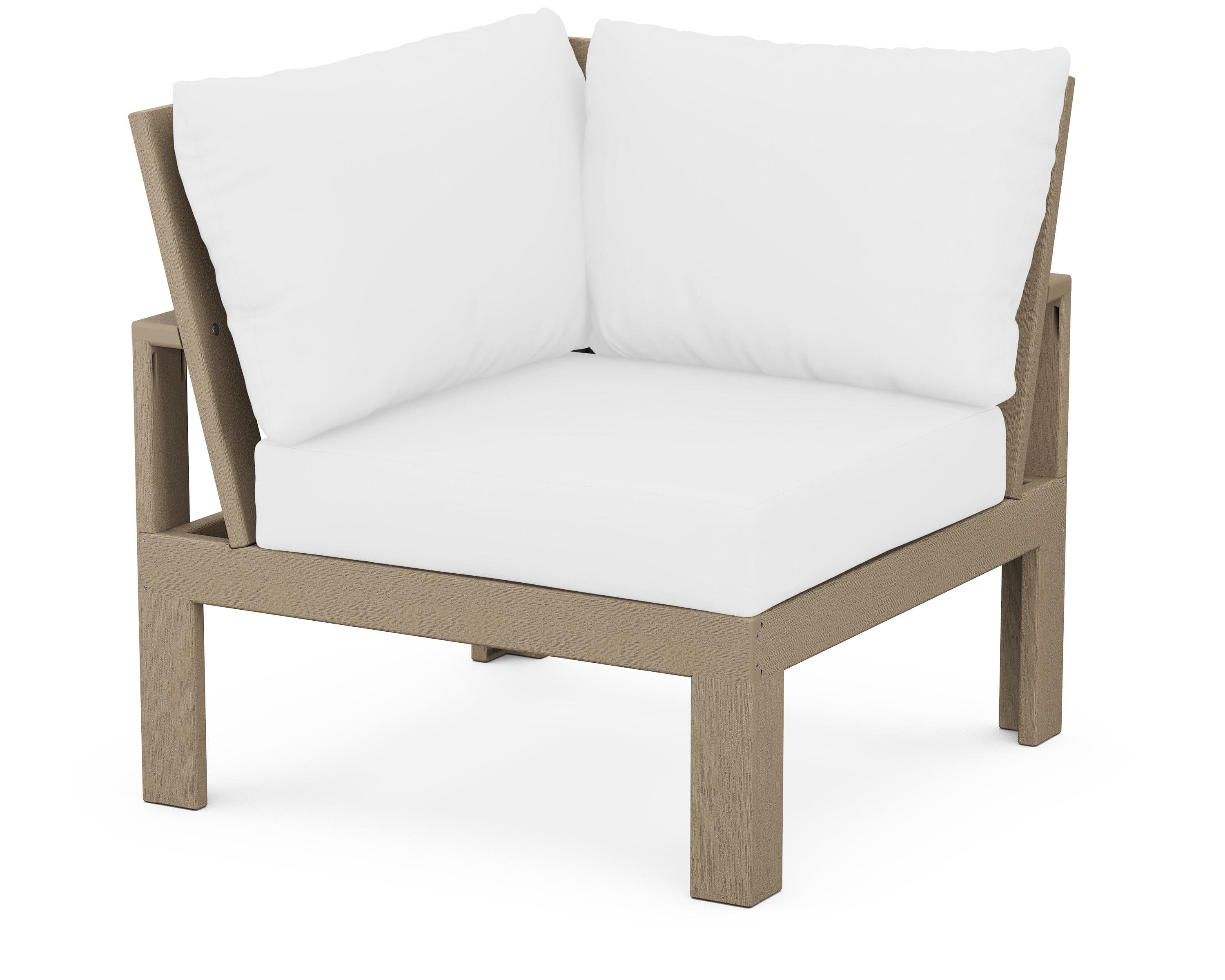 Modular Corner Chair in Vintage Sahara / Natural