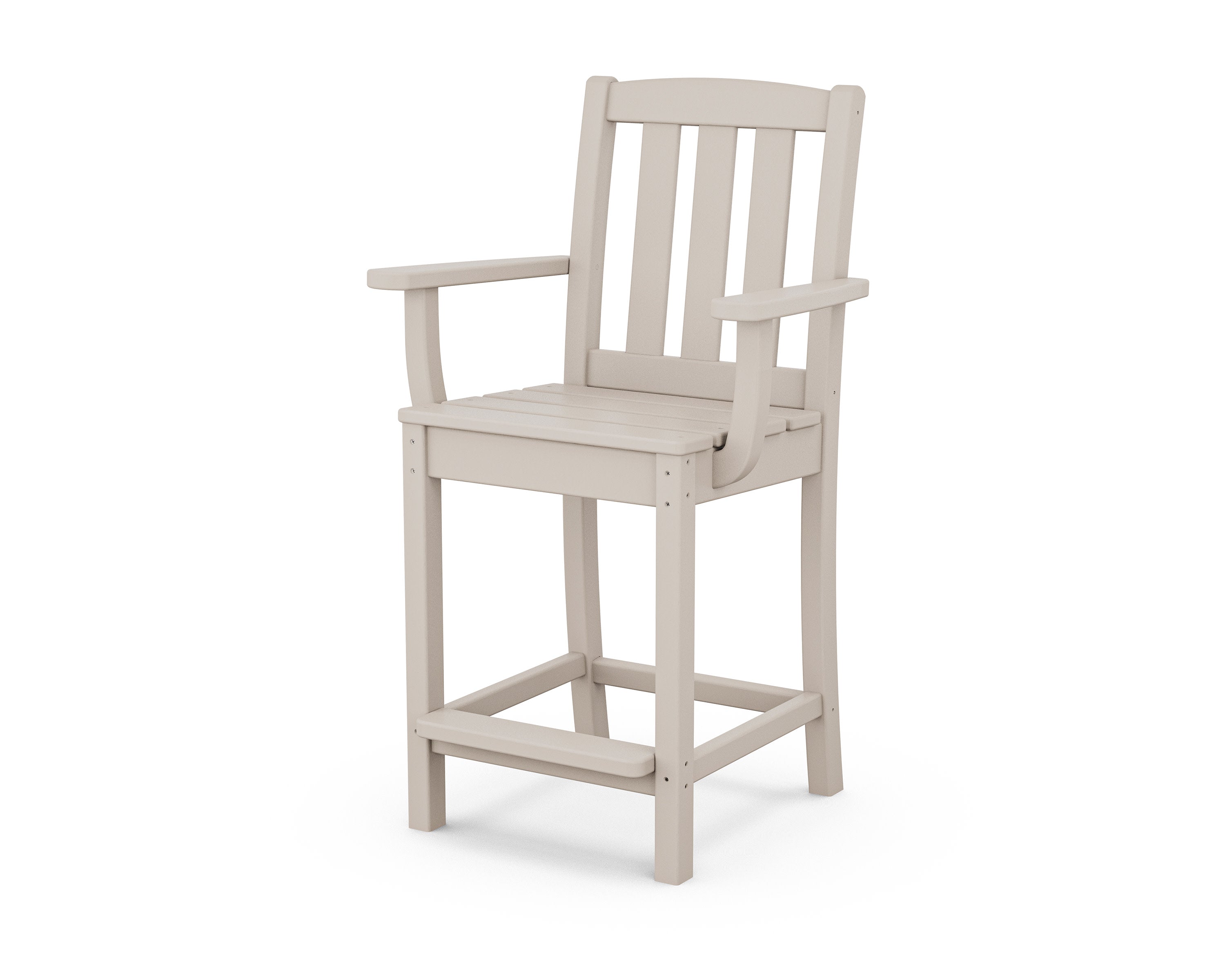 Cape Cod Counter Arm Chair in Sand Castle