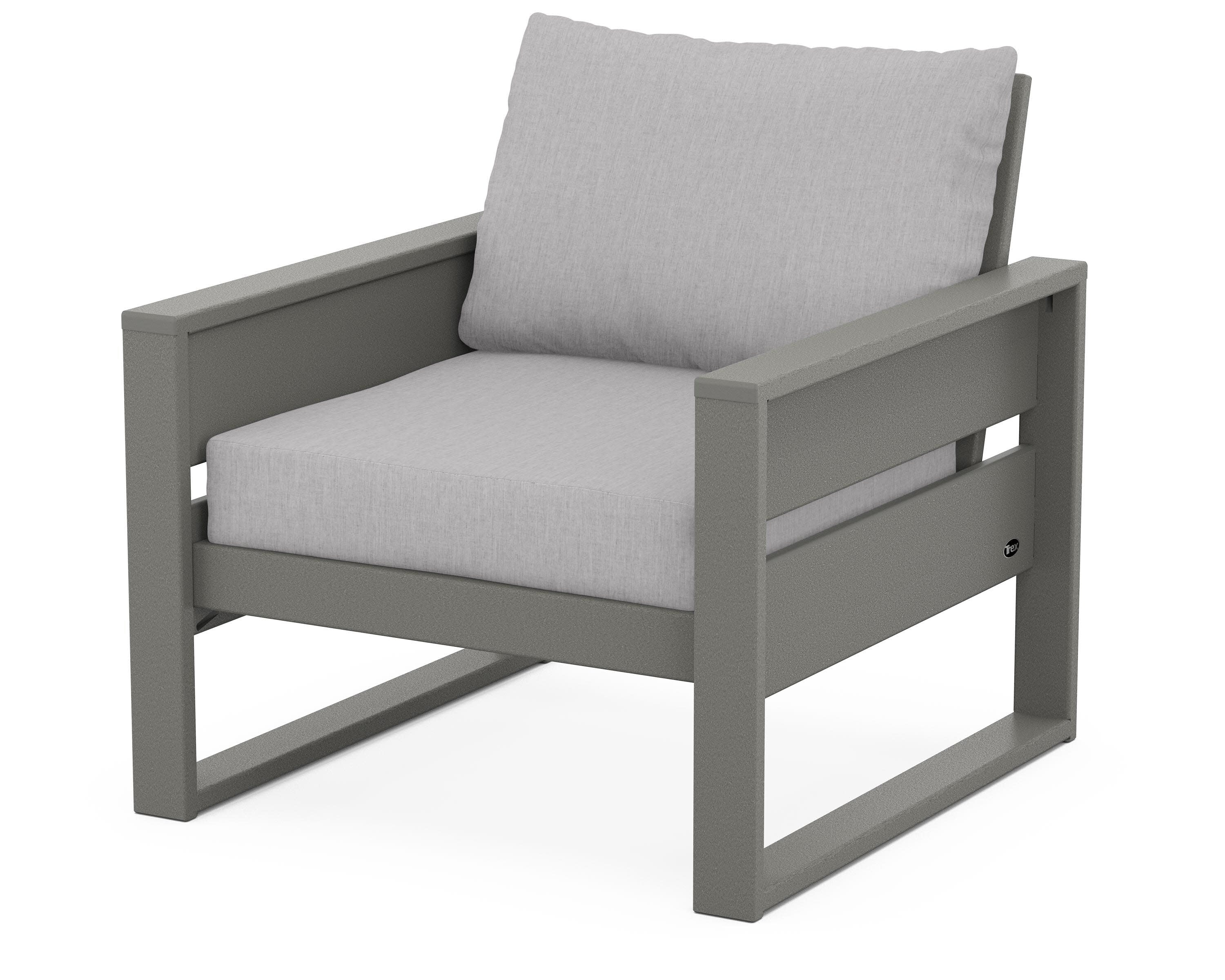 Eastport Club Chair in Stepping Stone / Granite