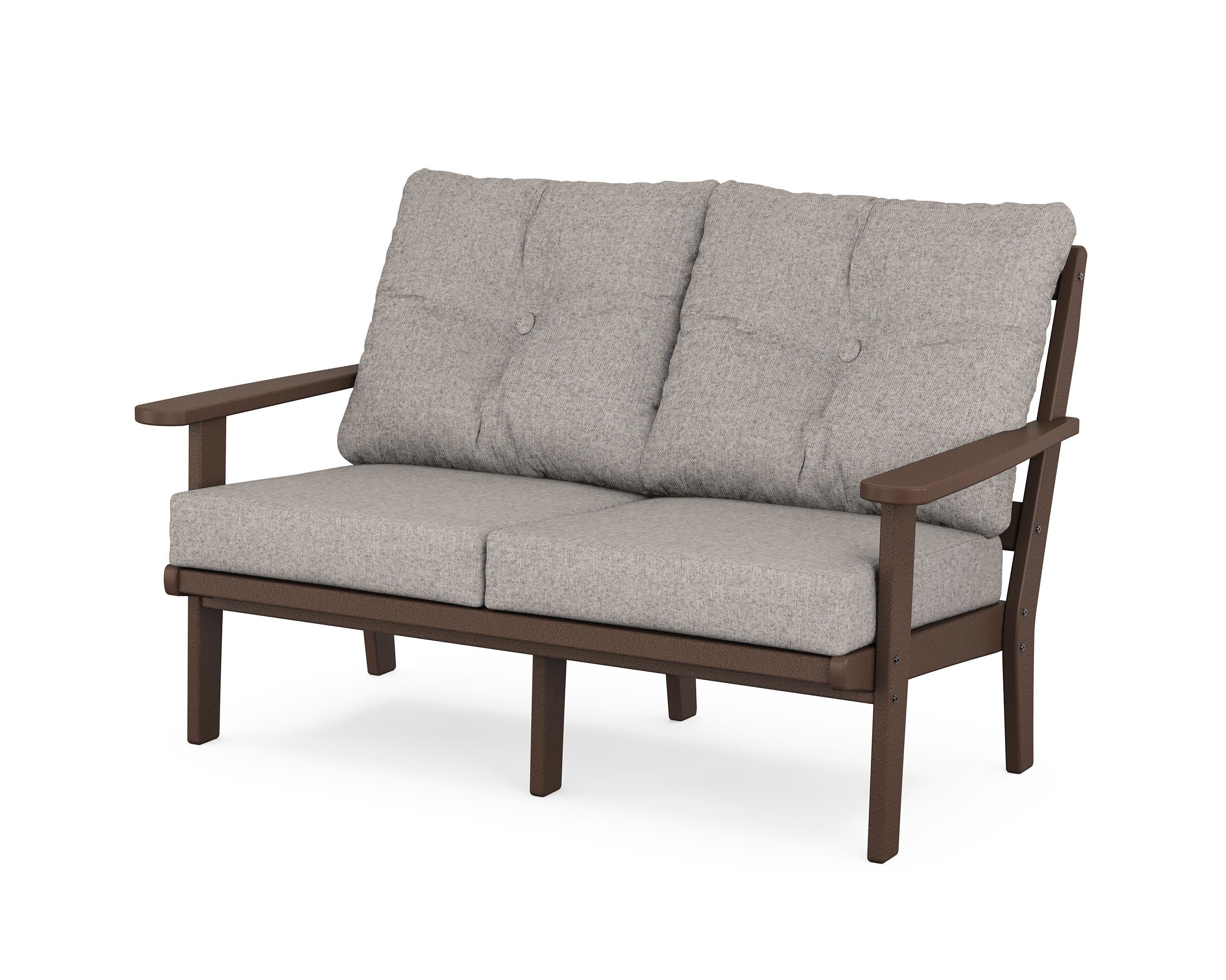 Cape Cod Deep Seating Loveseat in Vintage Lantern / Weathered Tweed