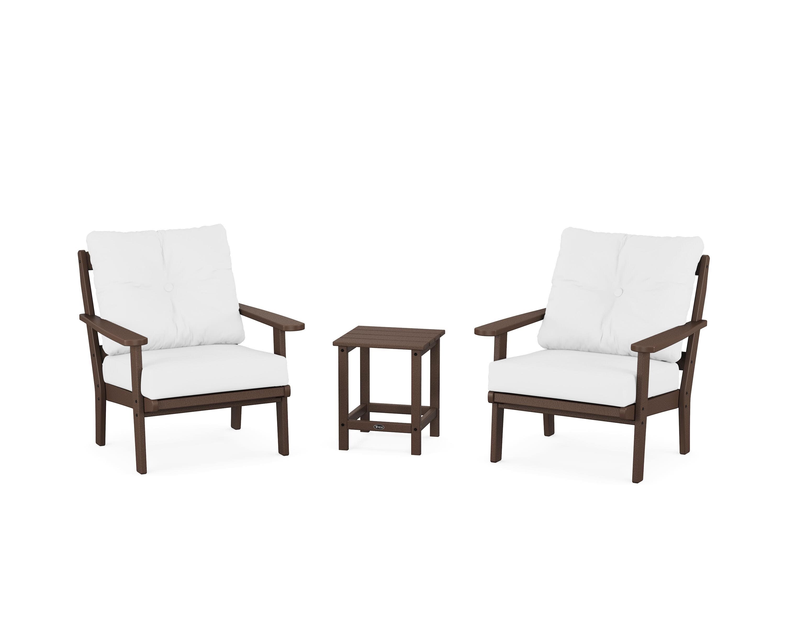 Cape Cod 3-Piece Deep Seating Set in Vintage Lantern / Natural
