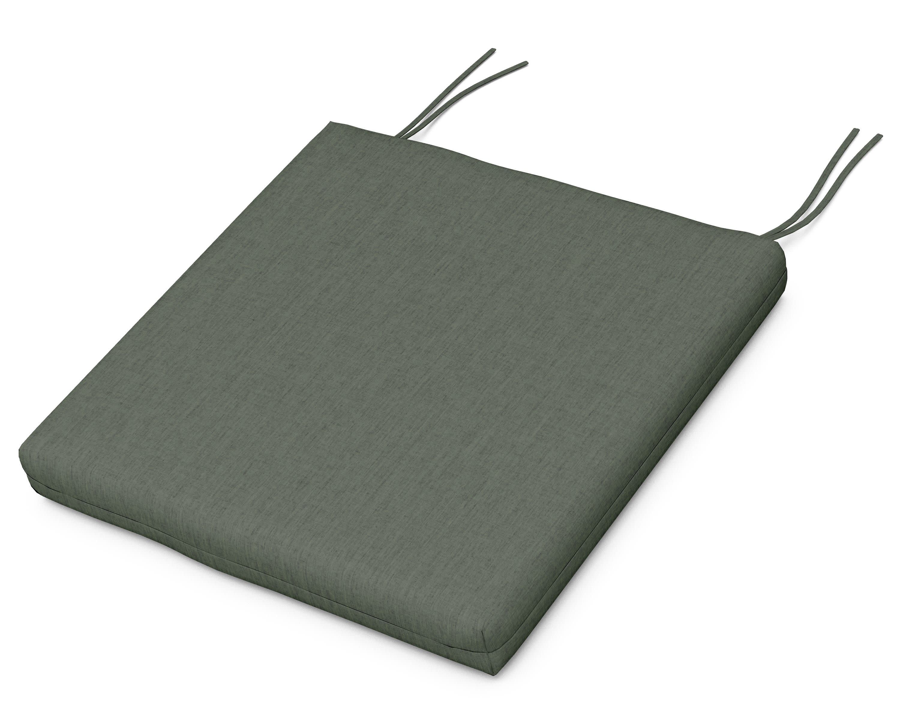 Seat Cushion - 16.25"D x 17.5"W x 2.5"H in Cast Sage
