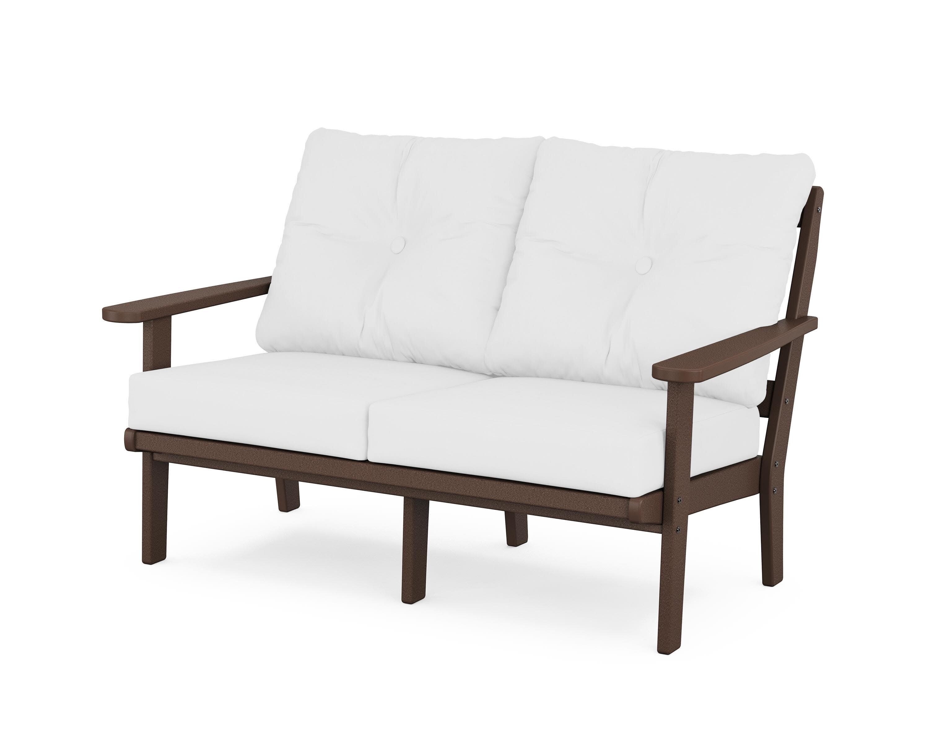 Cape Cod Deep Seating Loveseat in Vintage Lantern / Natural