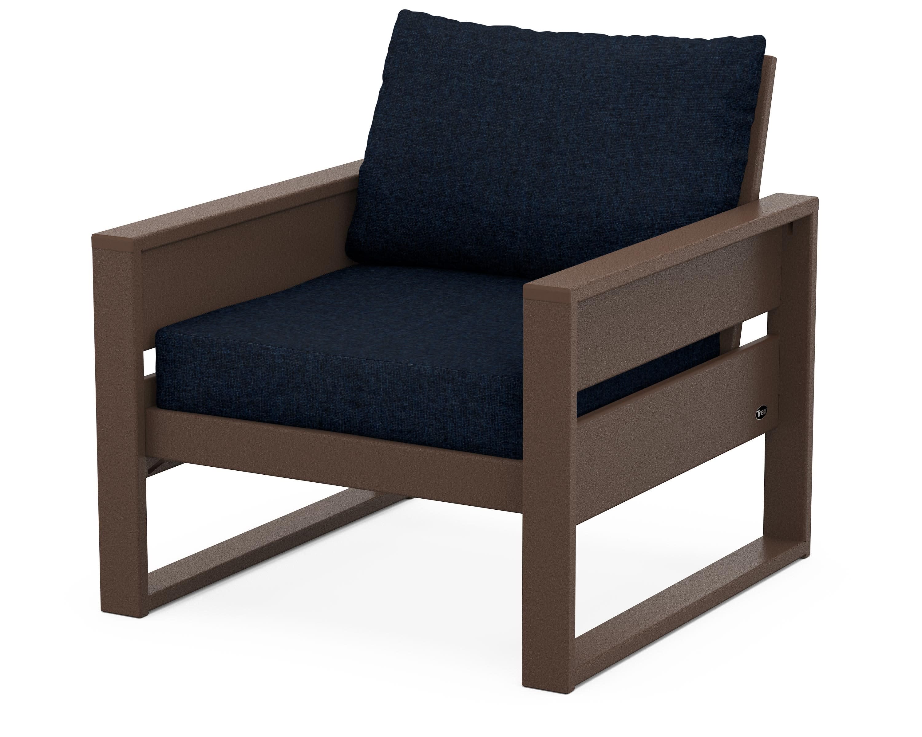 Eastport Club Chair in Vintage Lantern / Marine Indigo