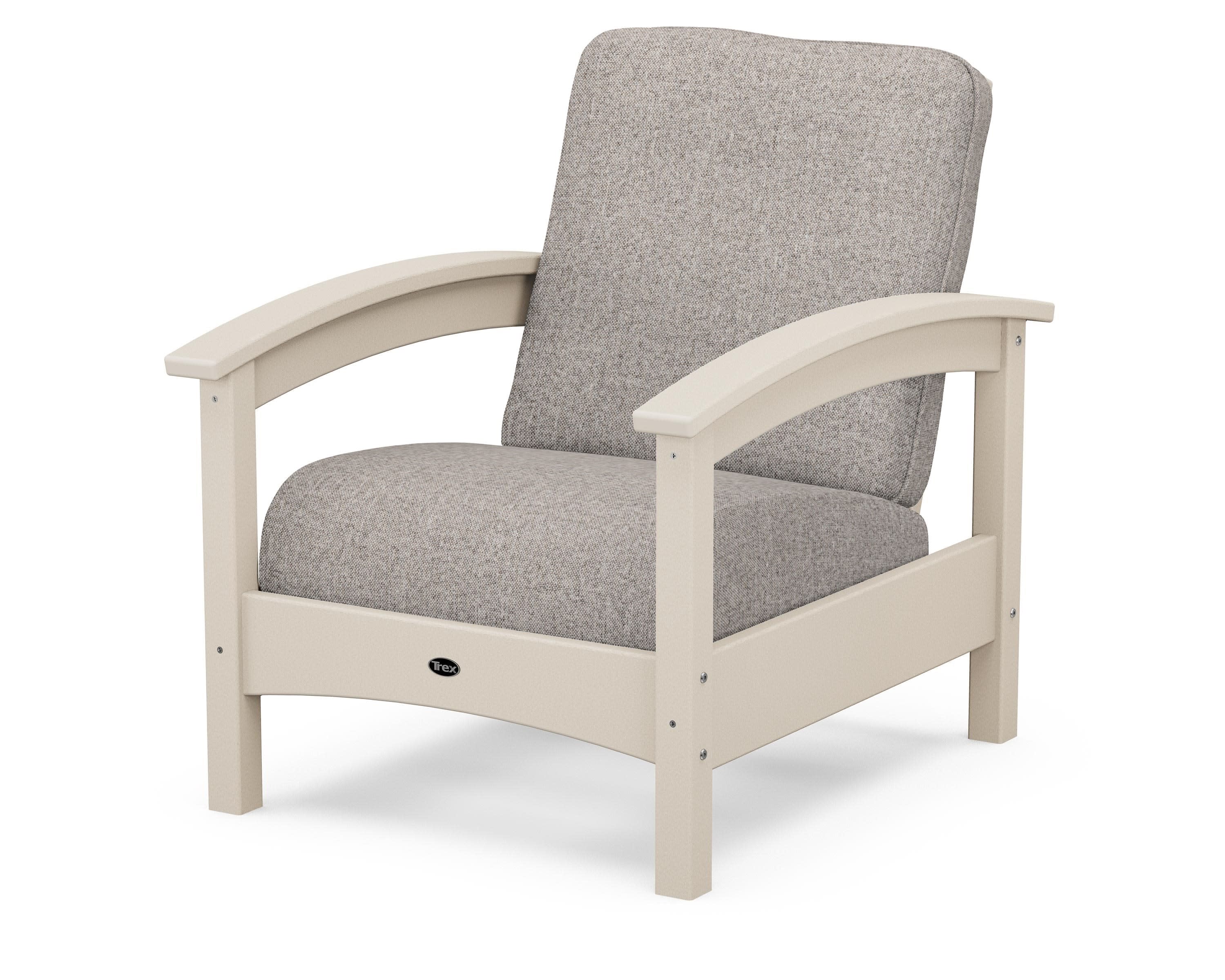 Rockport Club Chair in Sand Castle / Weathered Tweed