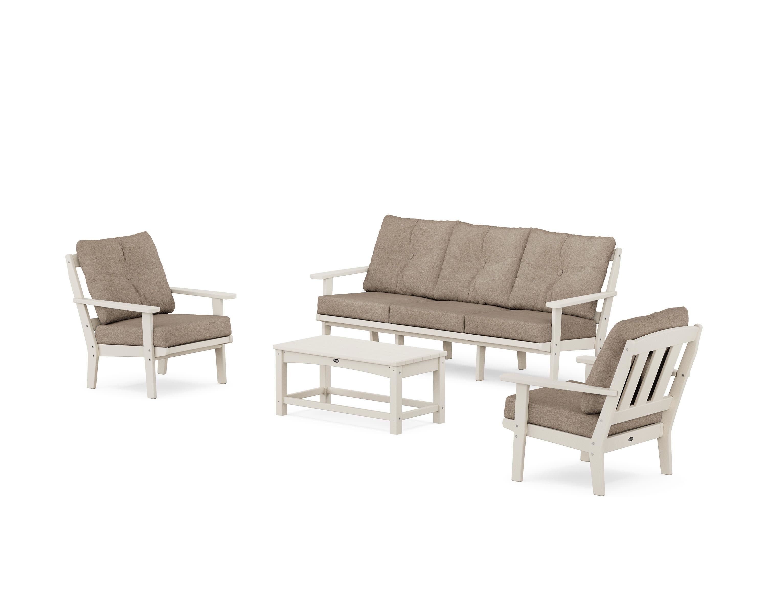Cape Cod 4-Piece Deep Seating Set with Sofa