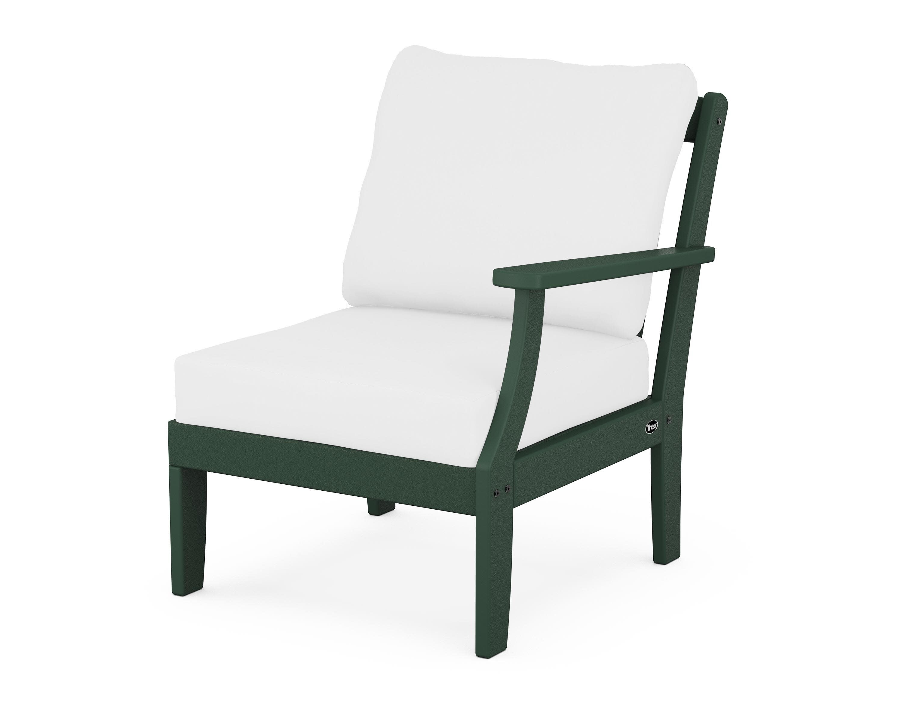 Yacht Club Modular Right Arm Chair in Rainforest Canopy / Natural