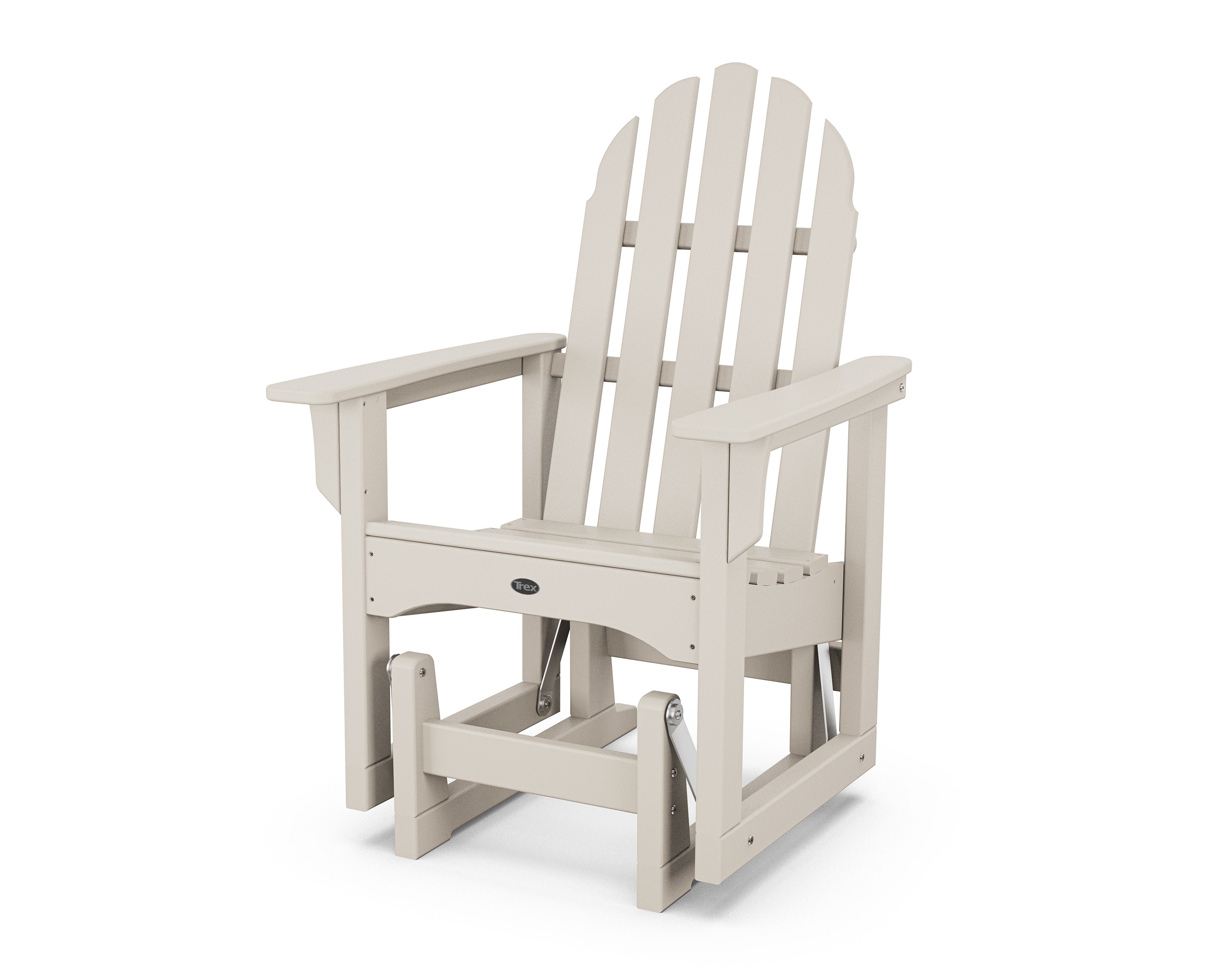 Cape Cod Adirondack Glider Chair in Sand Castle