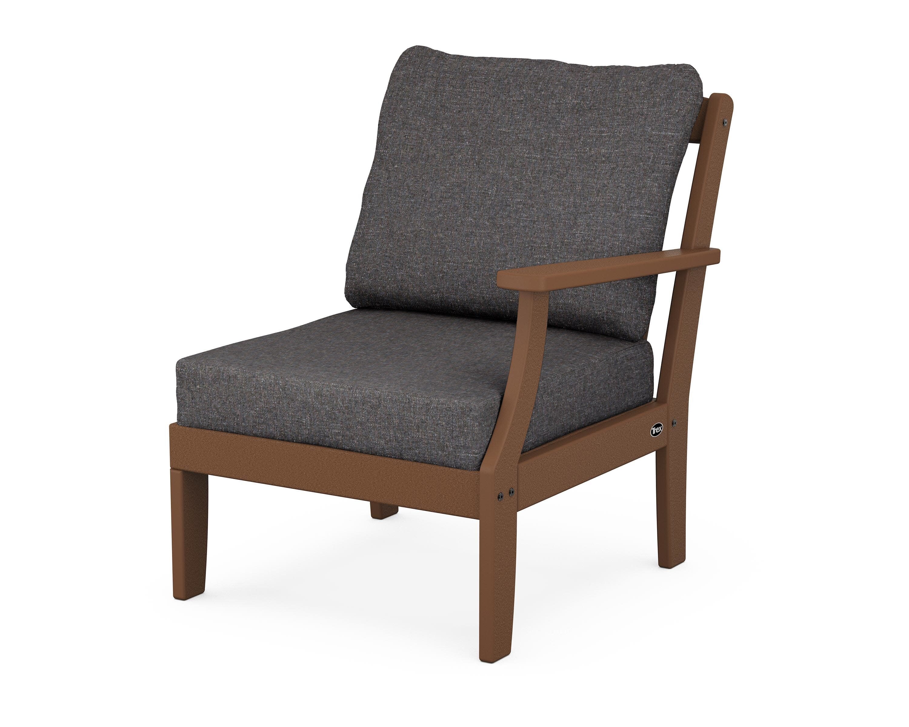 Yacht Club Modular Right Arm Chair in Tree House / Ash Charcoal