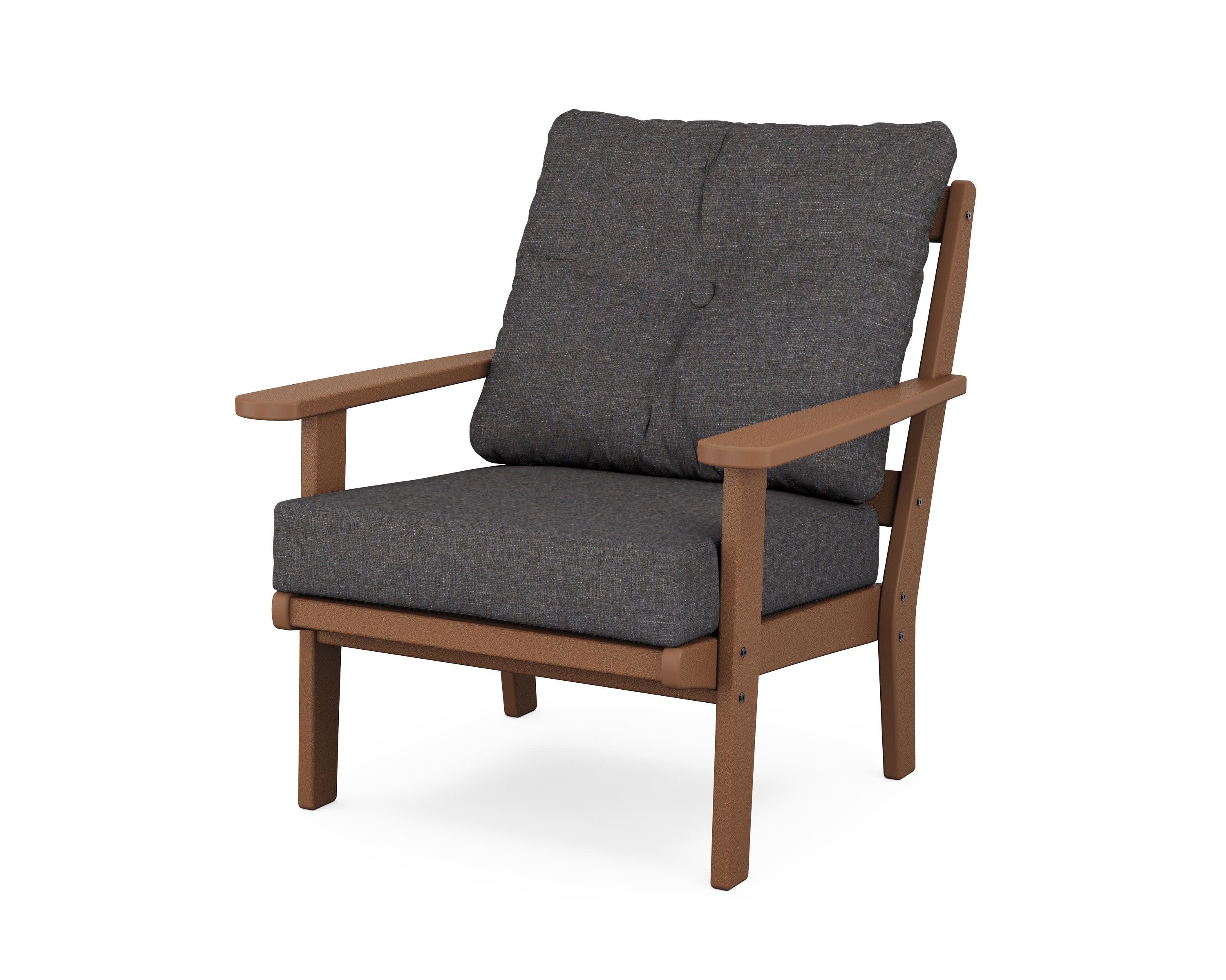 Cape Cod Deep Seating Chair in Tree House / Ash Charcoal