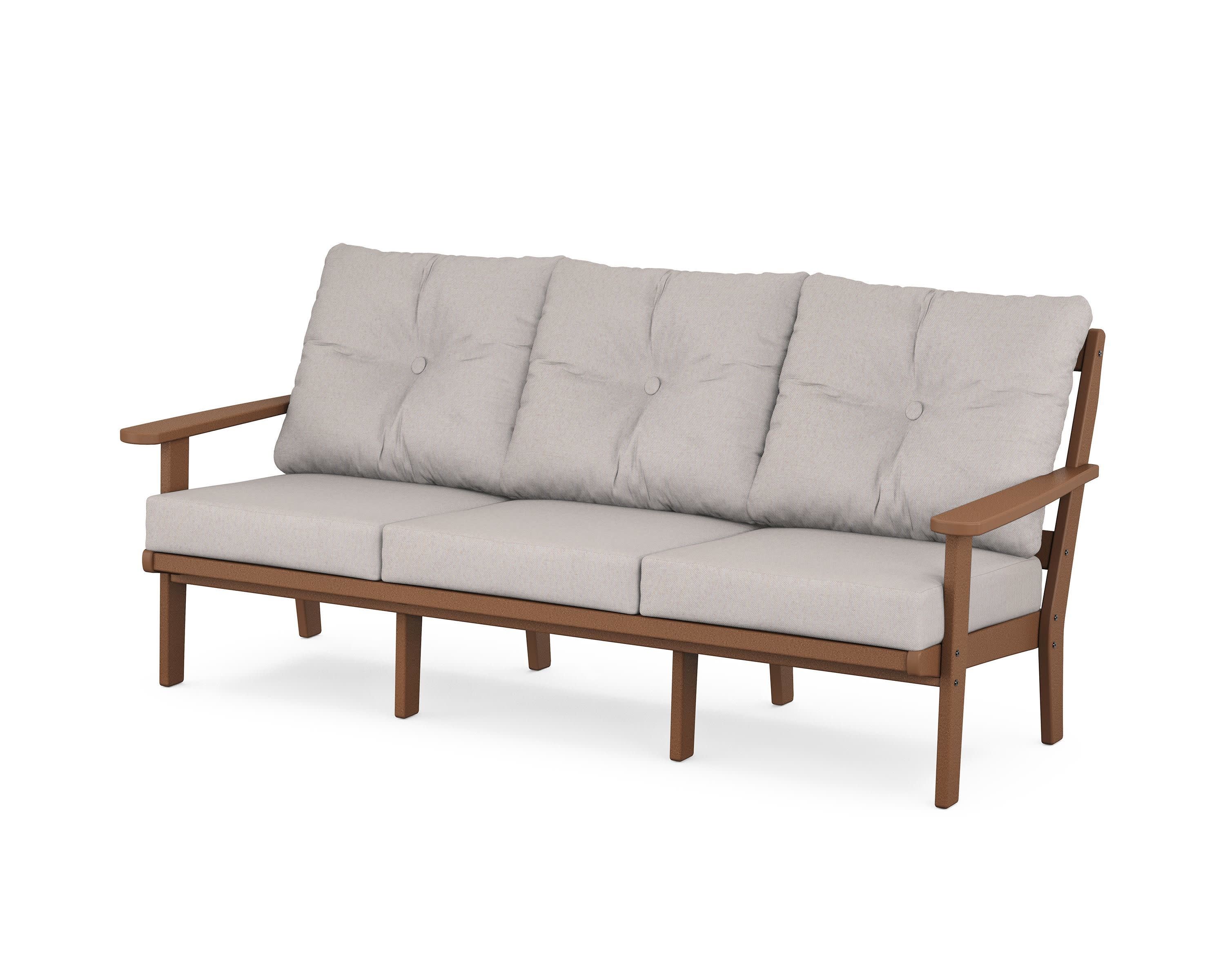 Cape Cod Deep Seating Sofa in Tree House / Dune Burlap