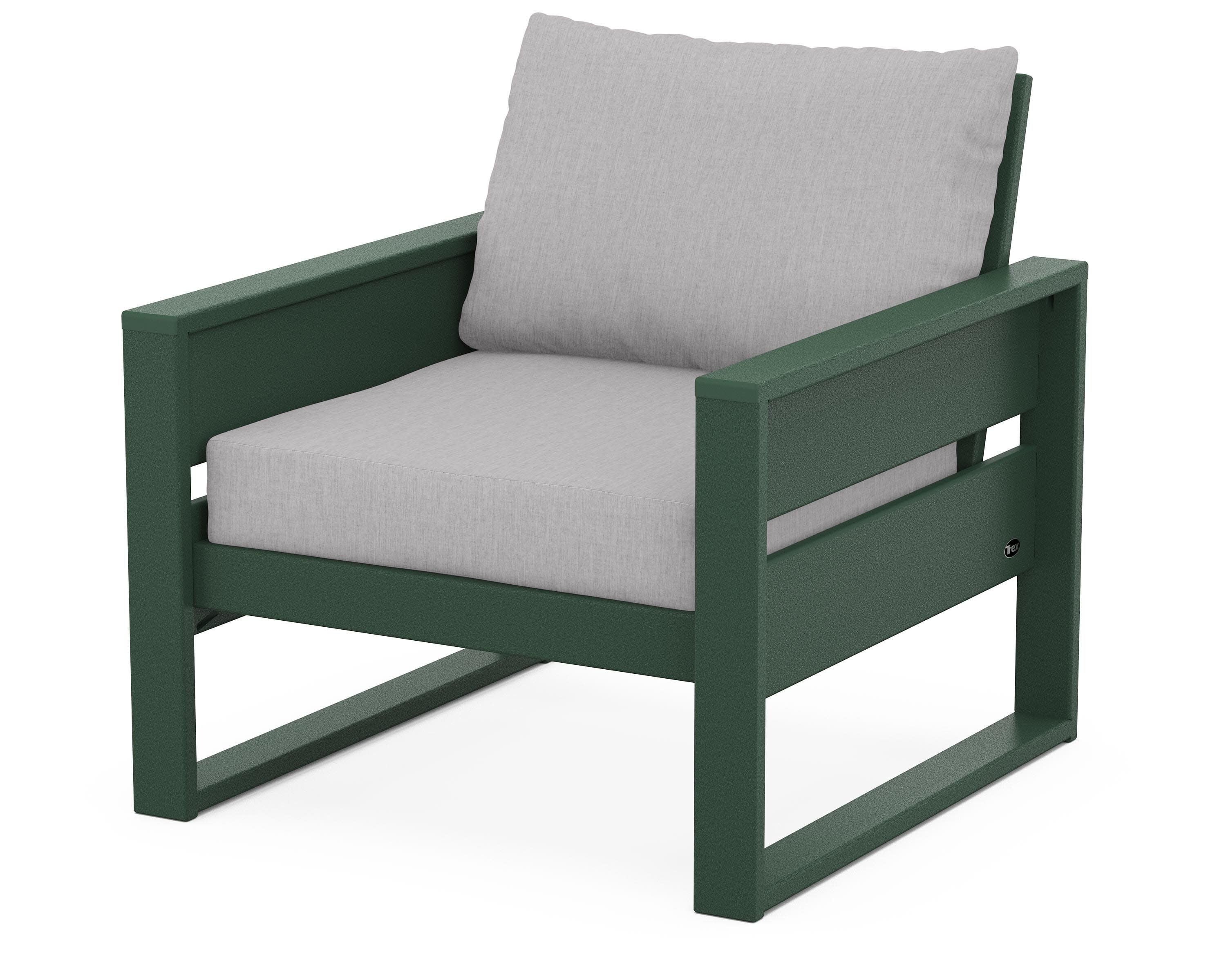 Eastport Club Chair in Rainforest Canopy / Granite
