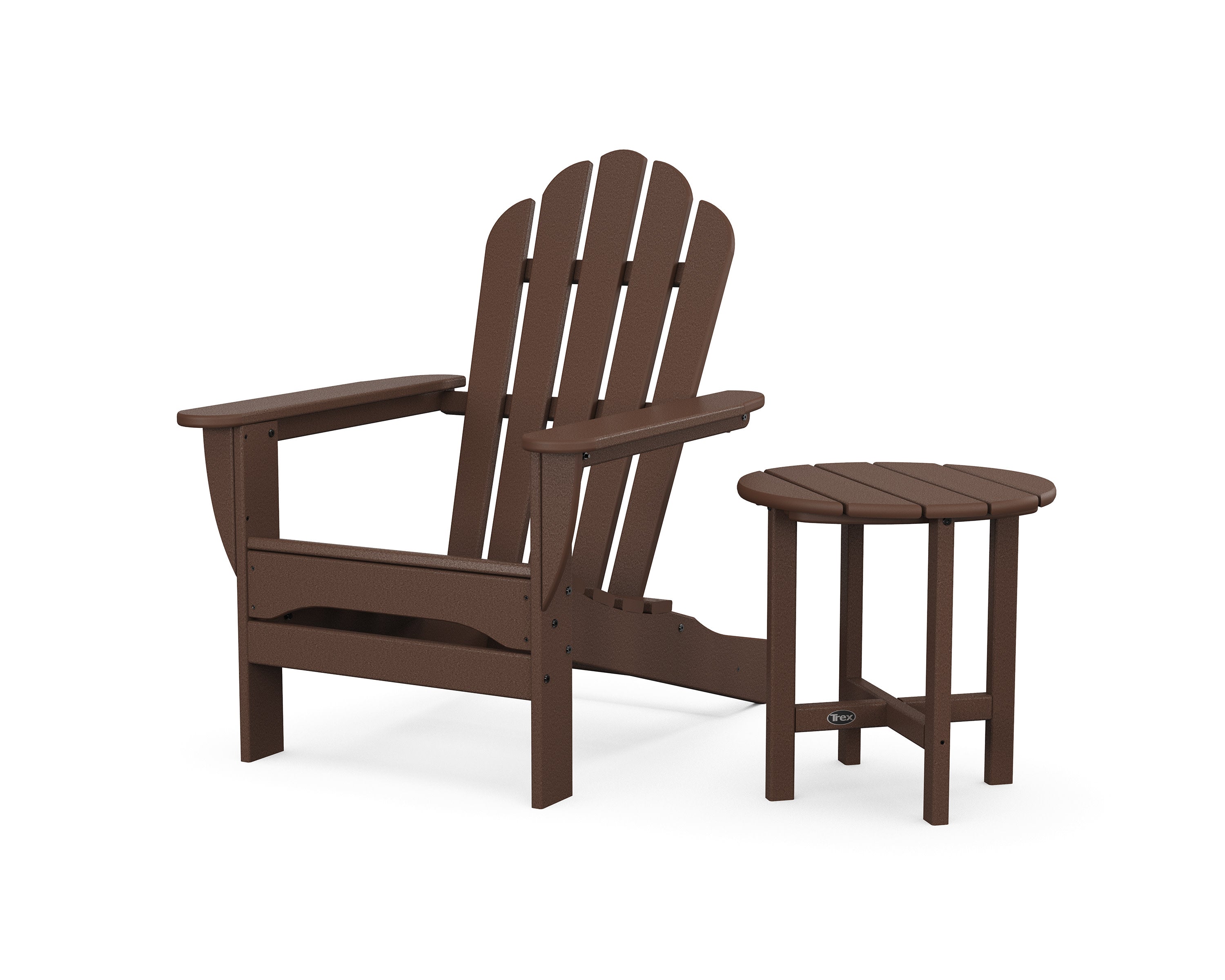 Monterey Bay Adirondack Chair with Side Table in Vintage Lantern