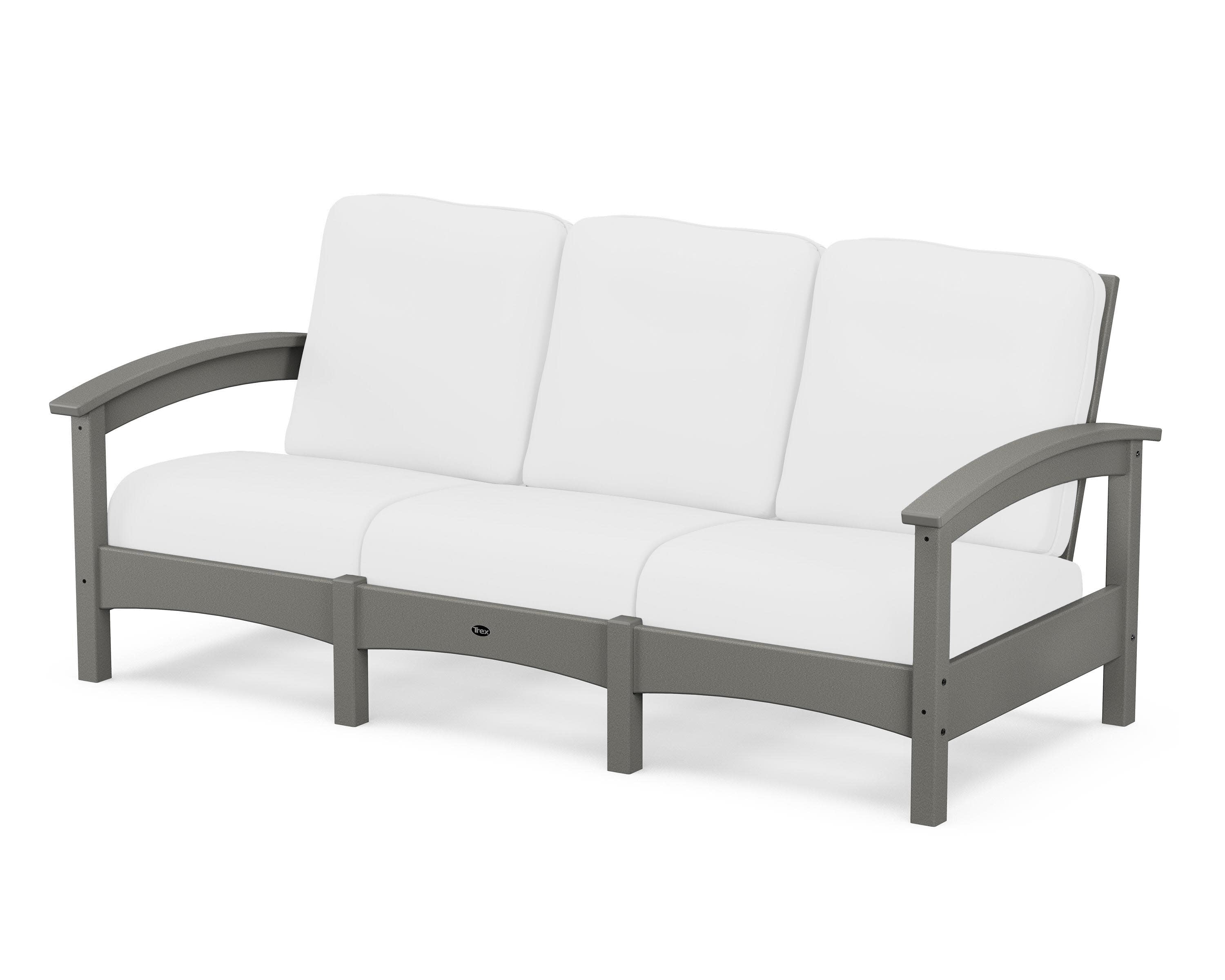 Rockport Club Sofa in Stepping Stone / Natural