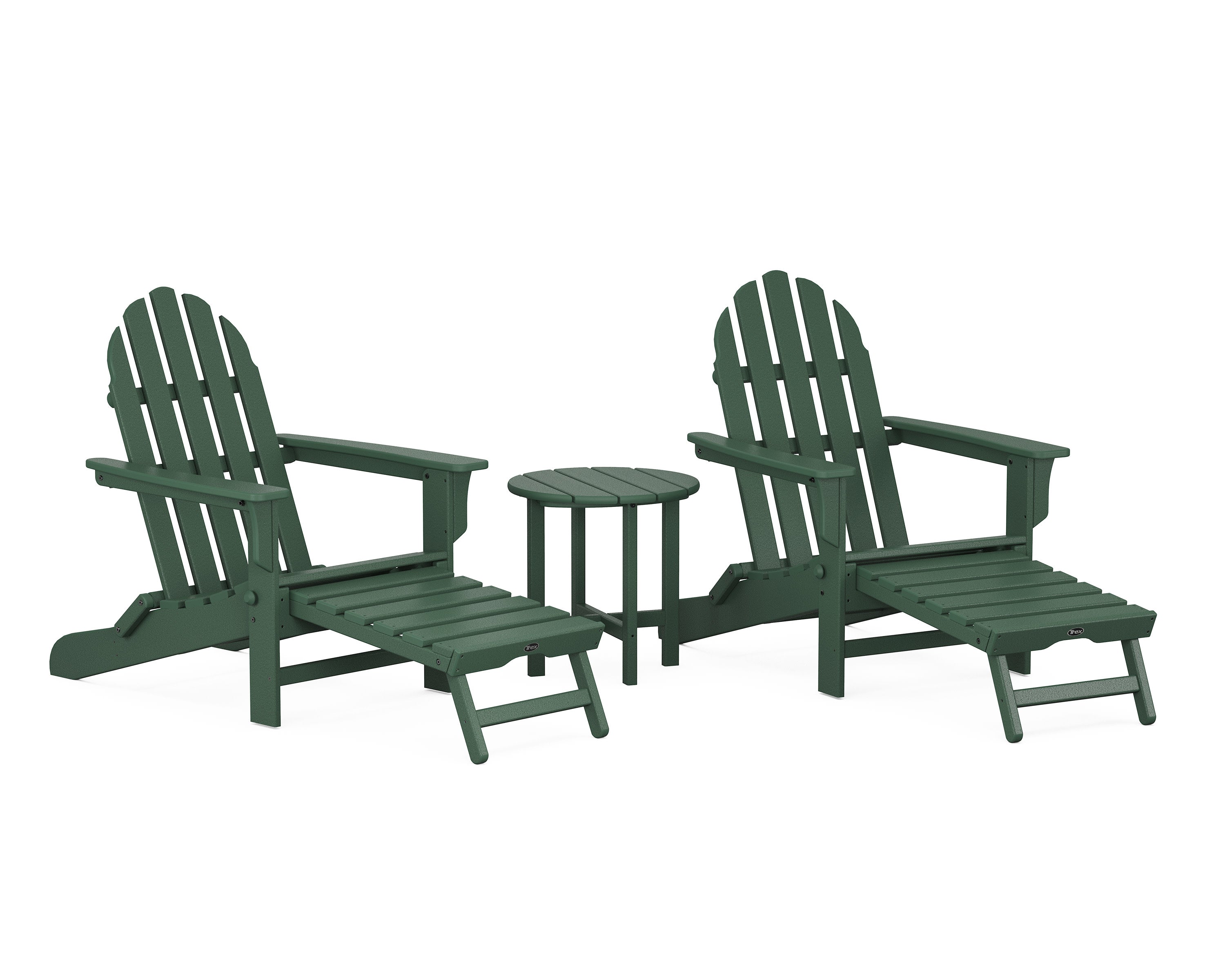 Cape Cod 3-Piece Ultimate Adirondack Set in Rainforest Canopy