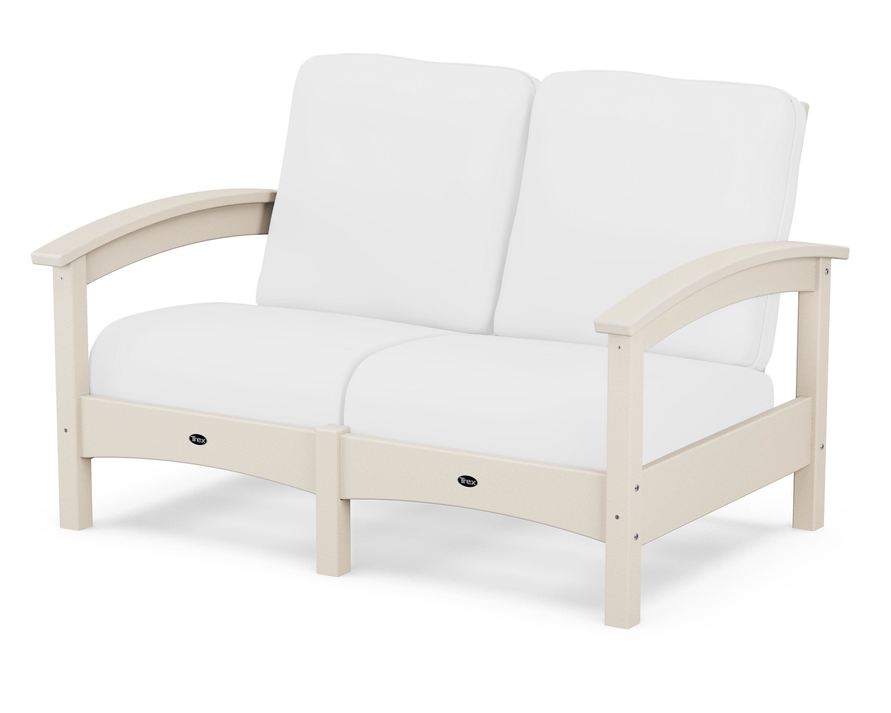 Rockport Club Loveseat in Sand Castle / Natural