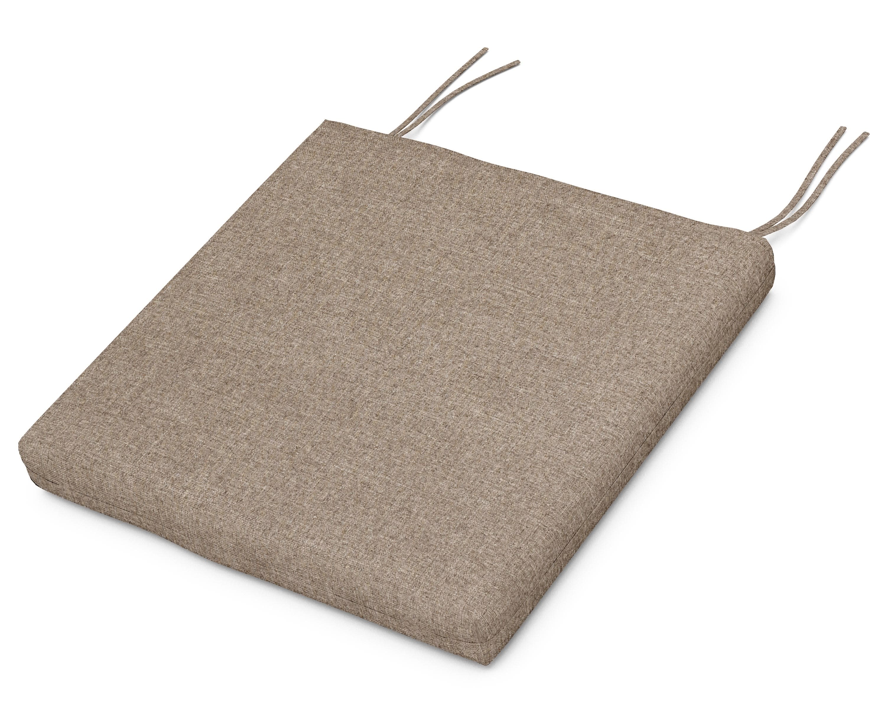 Seat Cushion - 18.5"D x 21"W x 2.5"H in Spiced Burlap