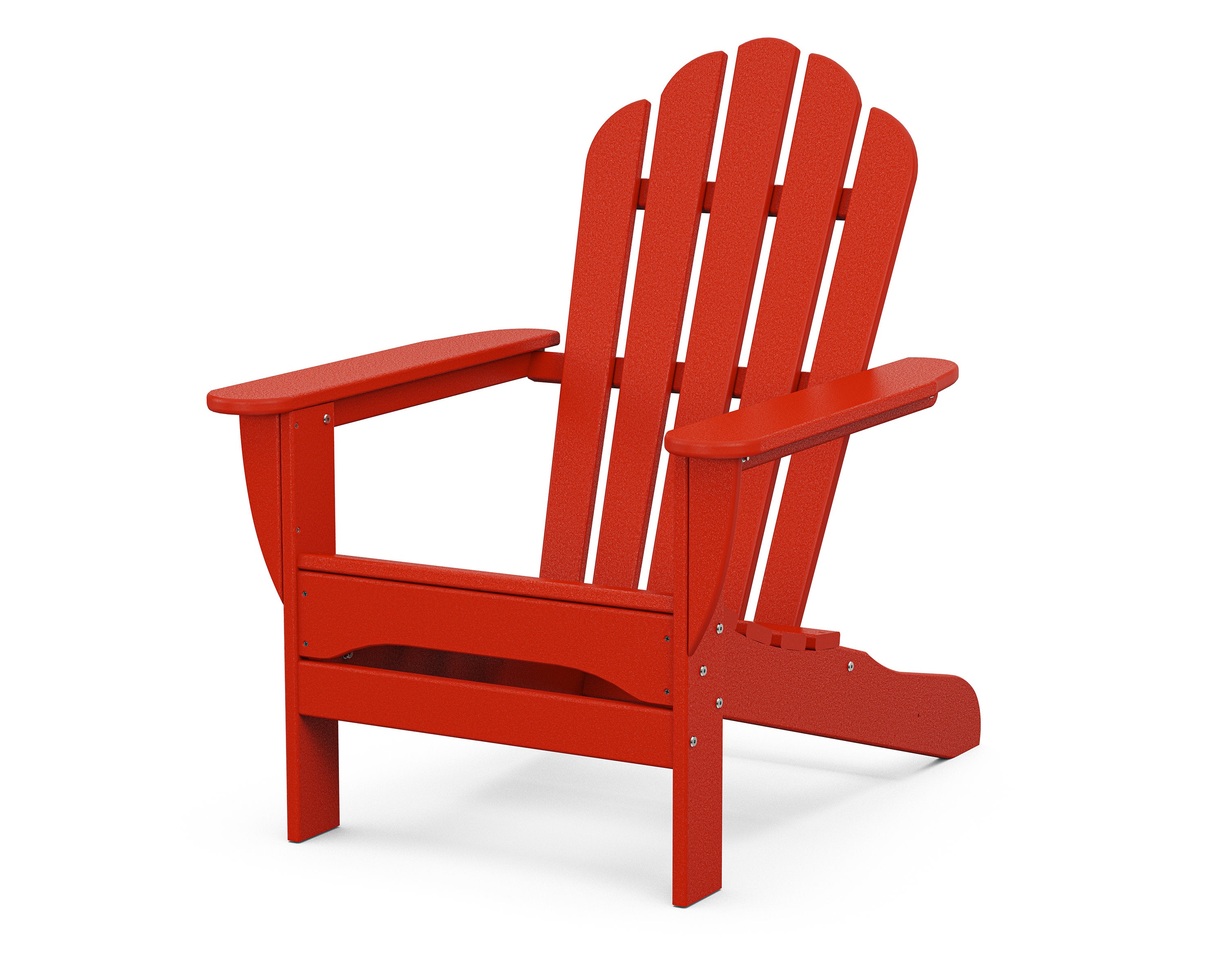 Monterey Bay Adirondack Chair in Sunset Red
