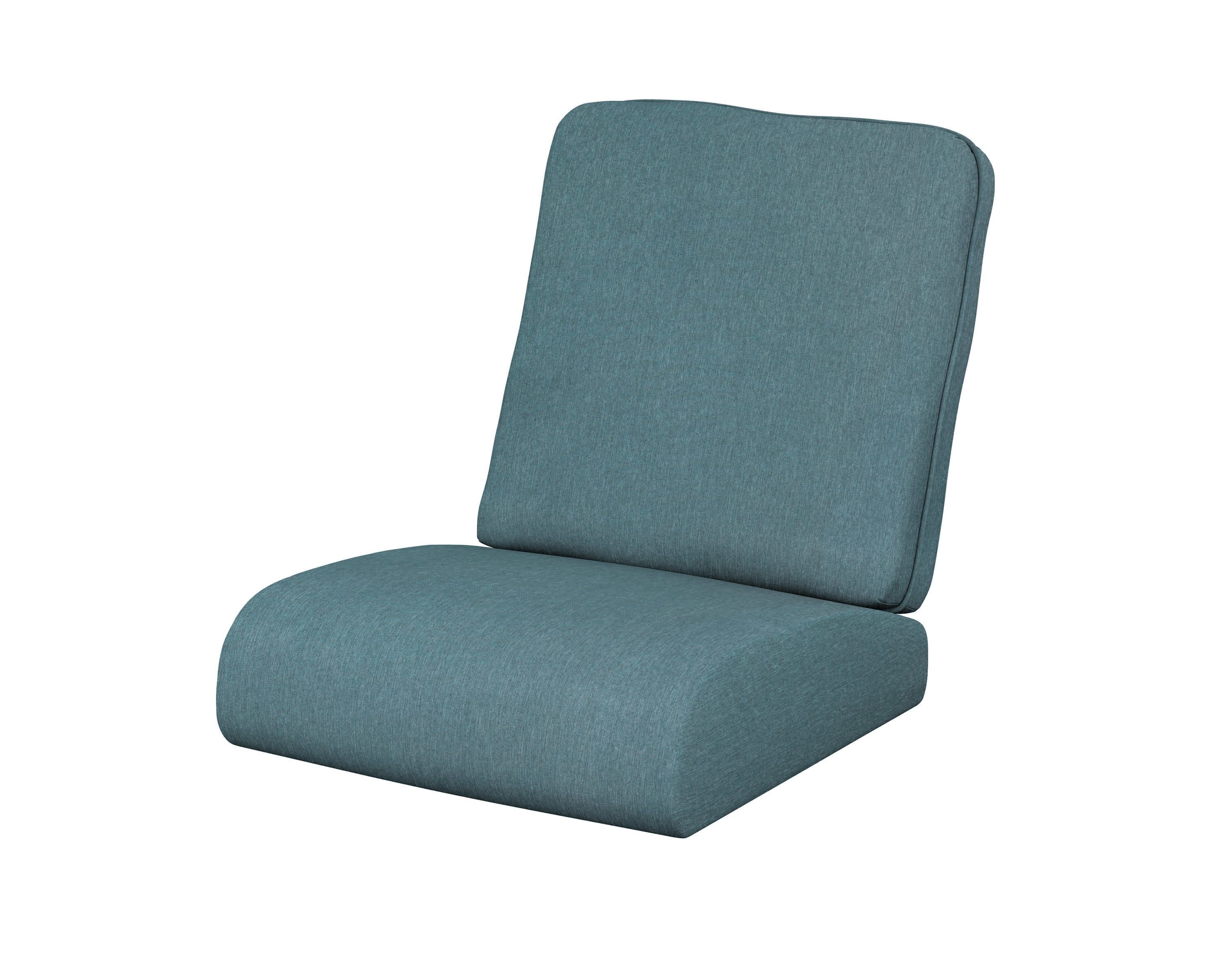 Club Seat/Back Cushion in Ocean Teal