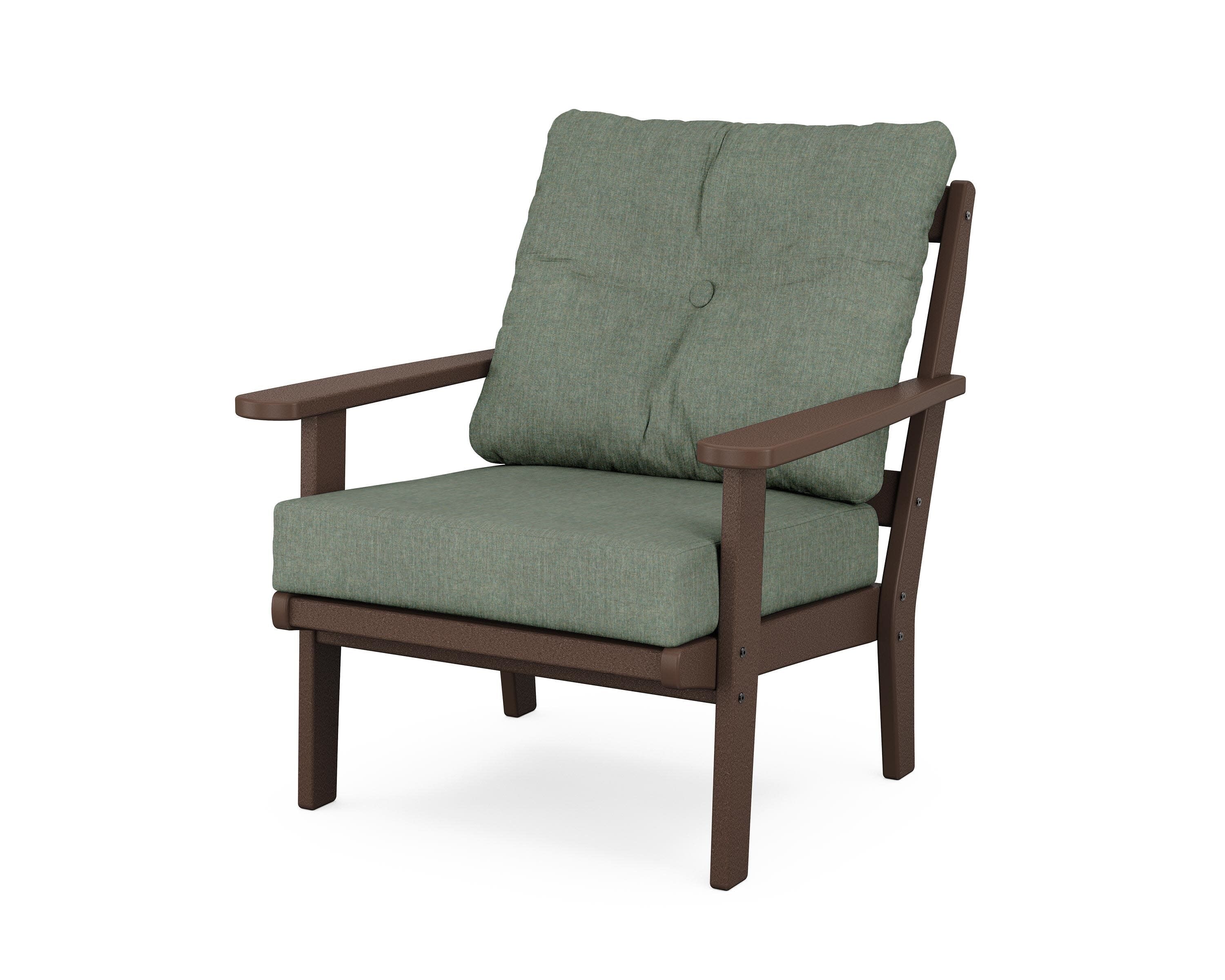 Cape Cod Deep Seating Chair in Vintage Lantern / Cast Sage