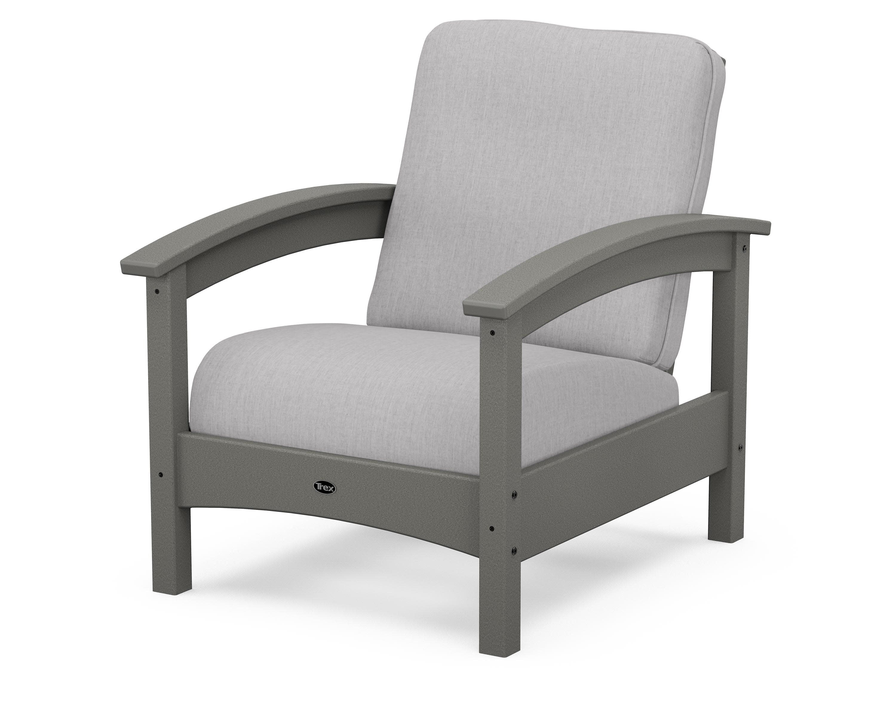 Rockport Club Chair in Stepping Stone / Granite