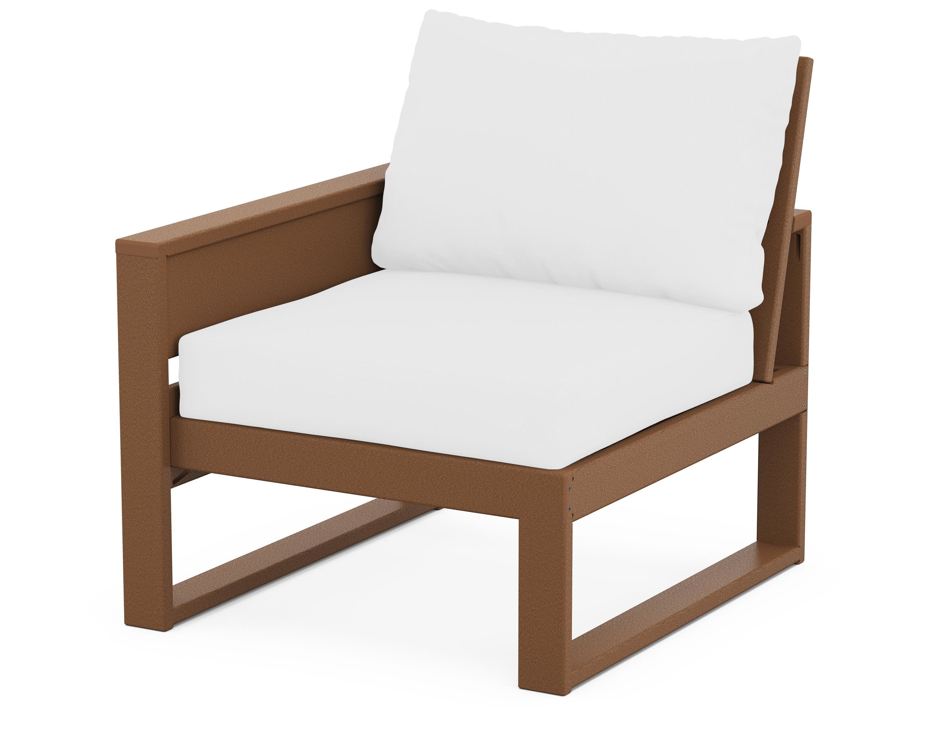 Eastport Modular Left Arm Chair in Tree House / Natural