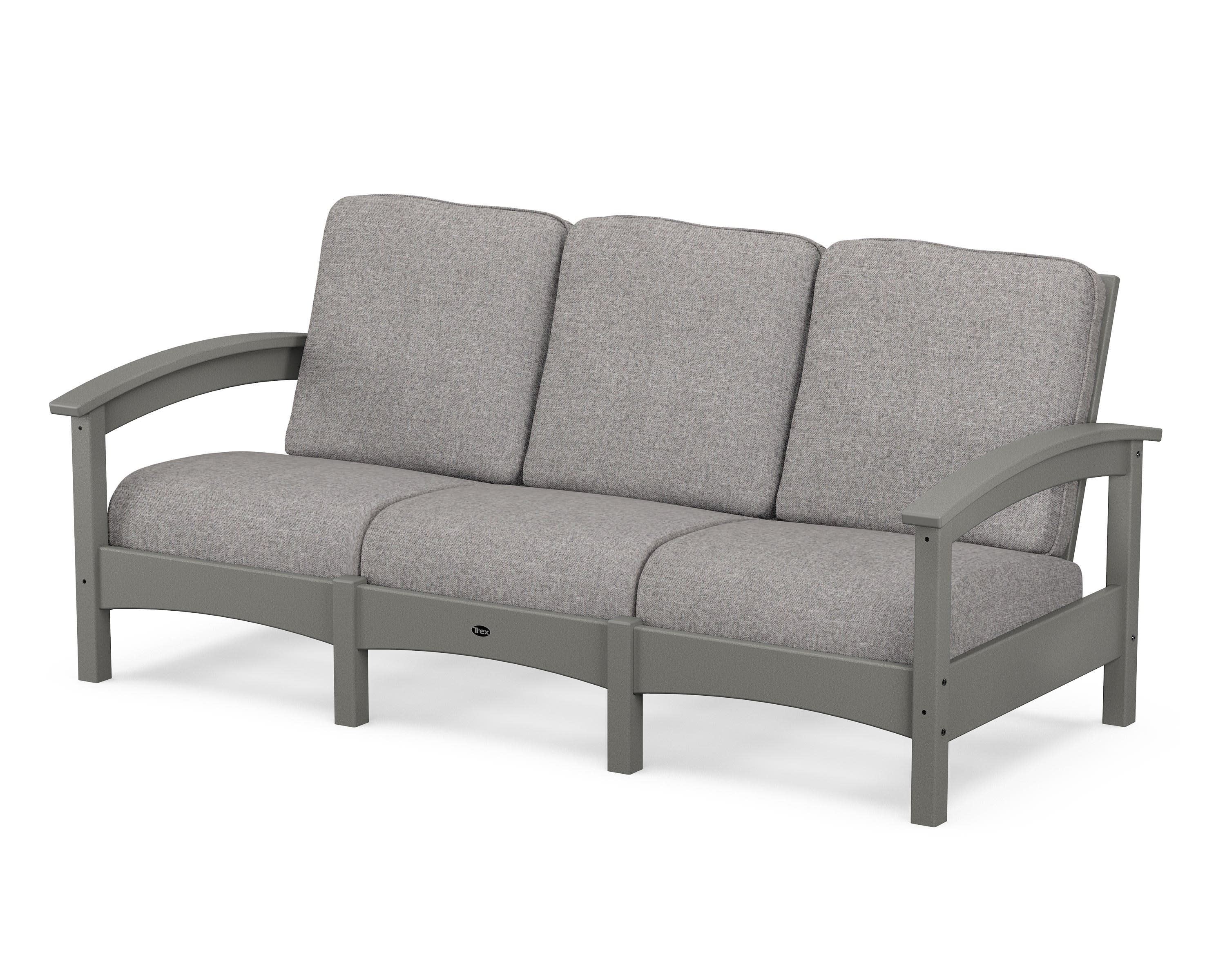Rockport Club Sofa in Stepping Stone / Grey Mist