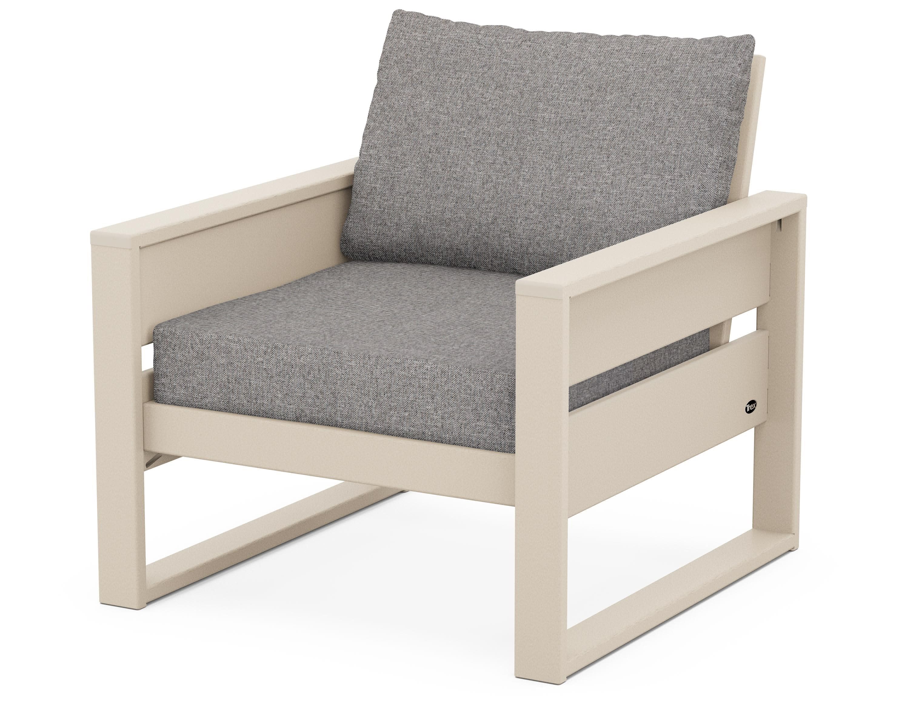 Eastport Club Chair in Sand Castle / Grey Mist