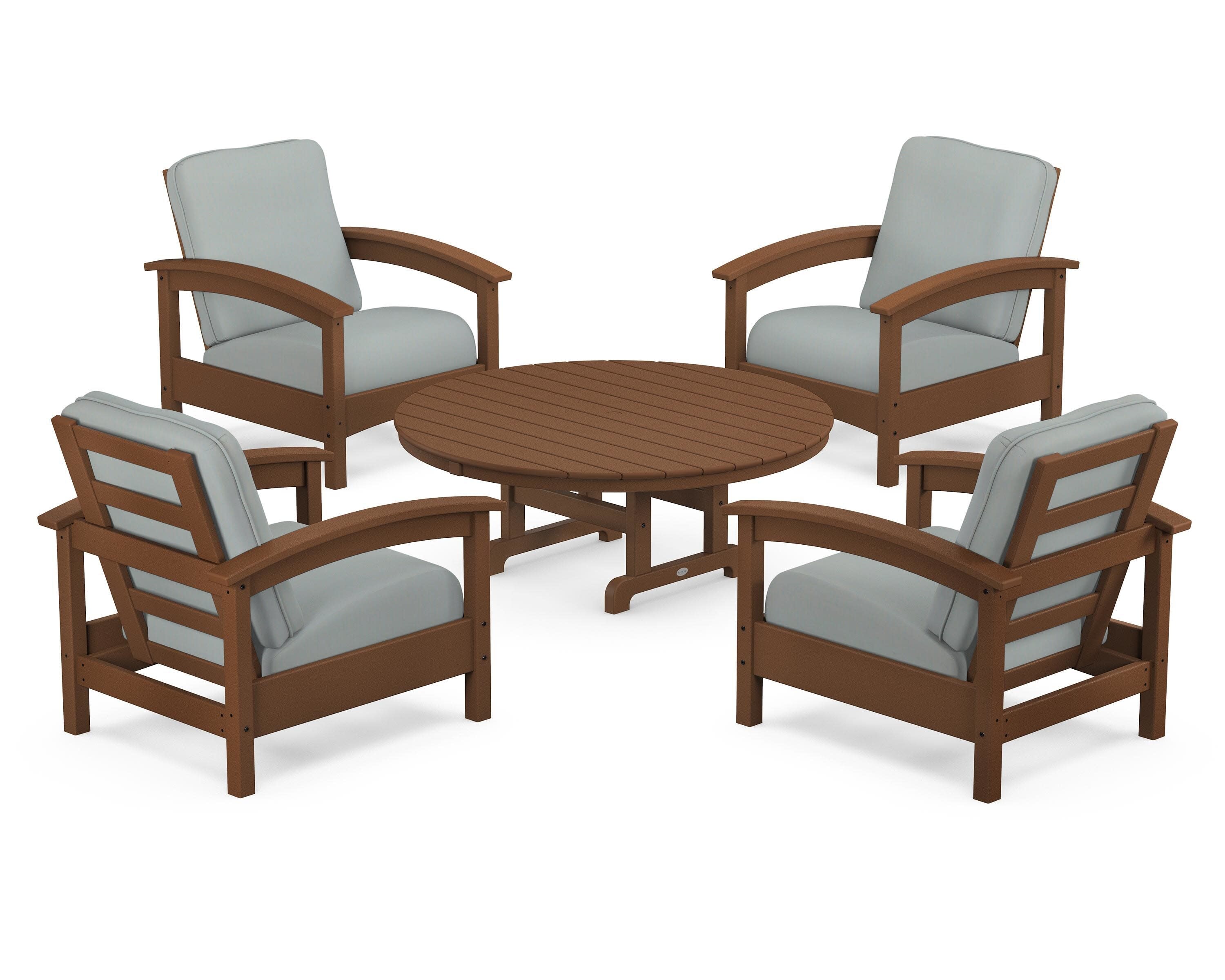 Rockport 5-Piece Deep Seating Set in Tree House / Spa