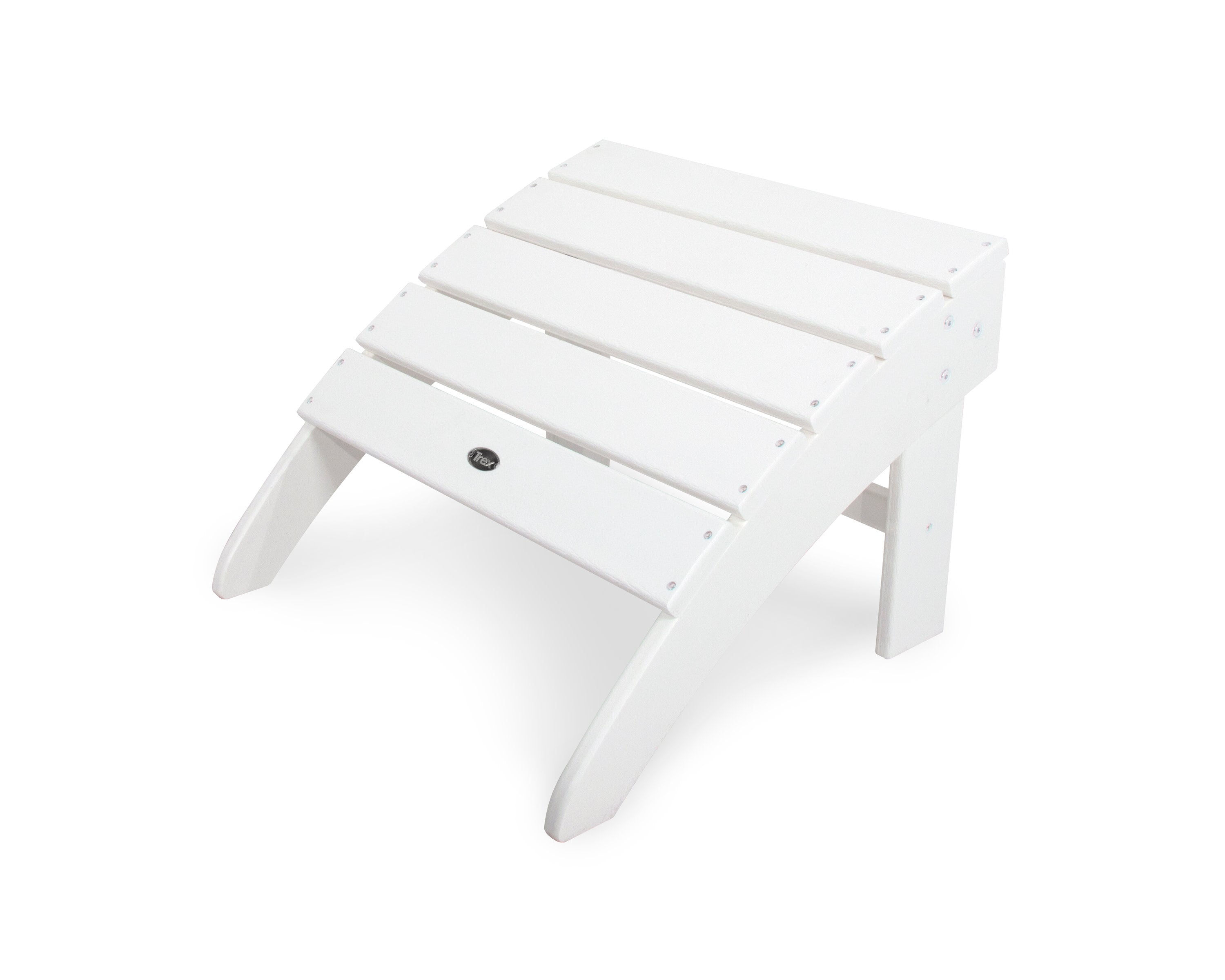 Yacht Club Ottoman in Classic White