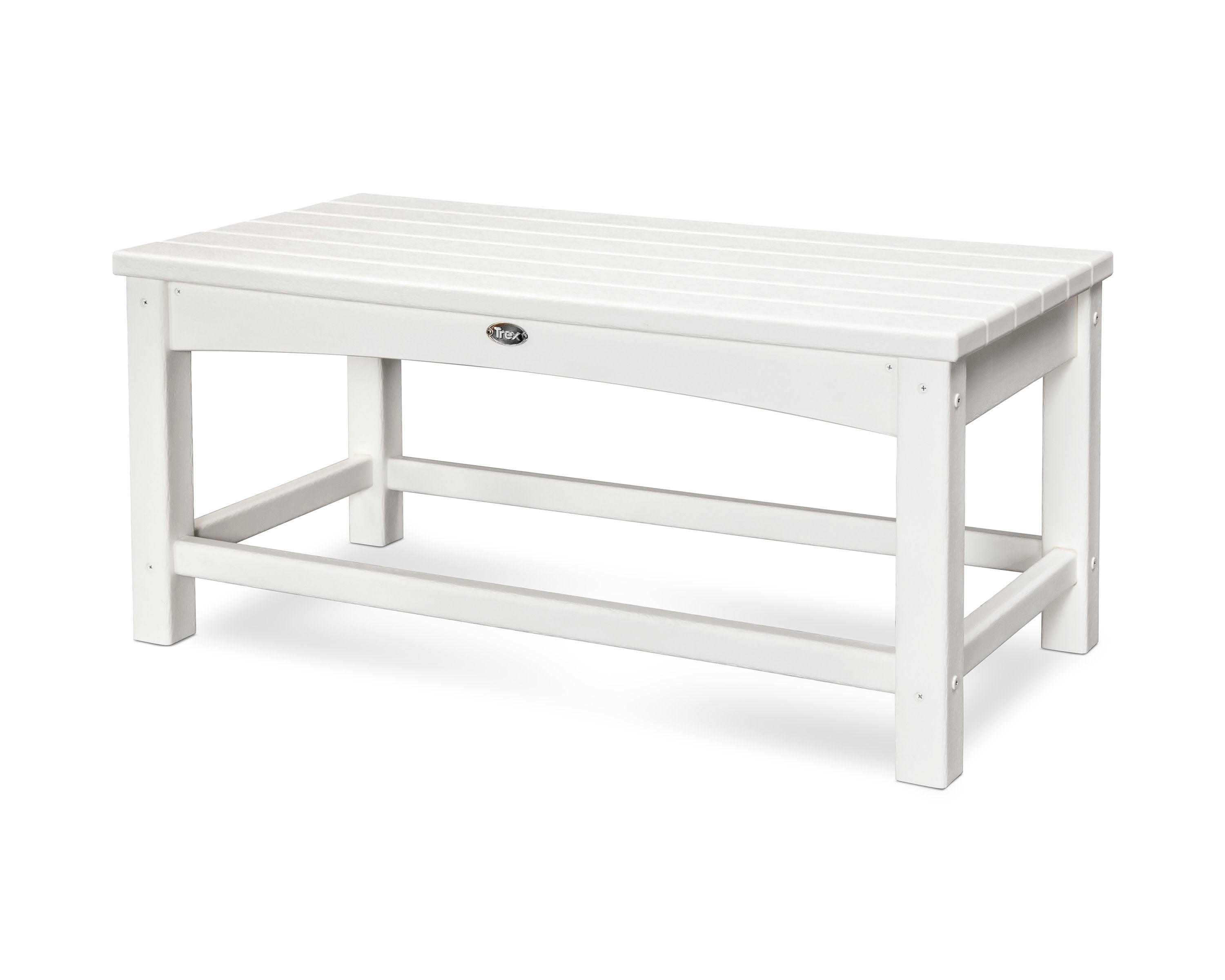 Rockport Club Coffee Table in Classic White