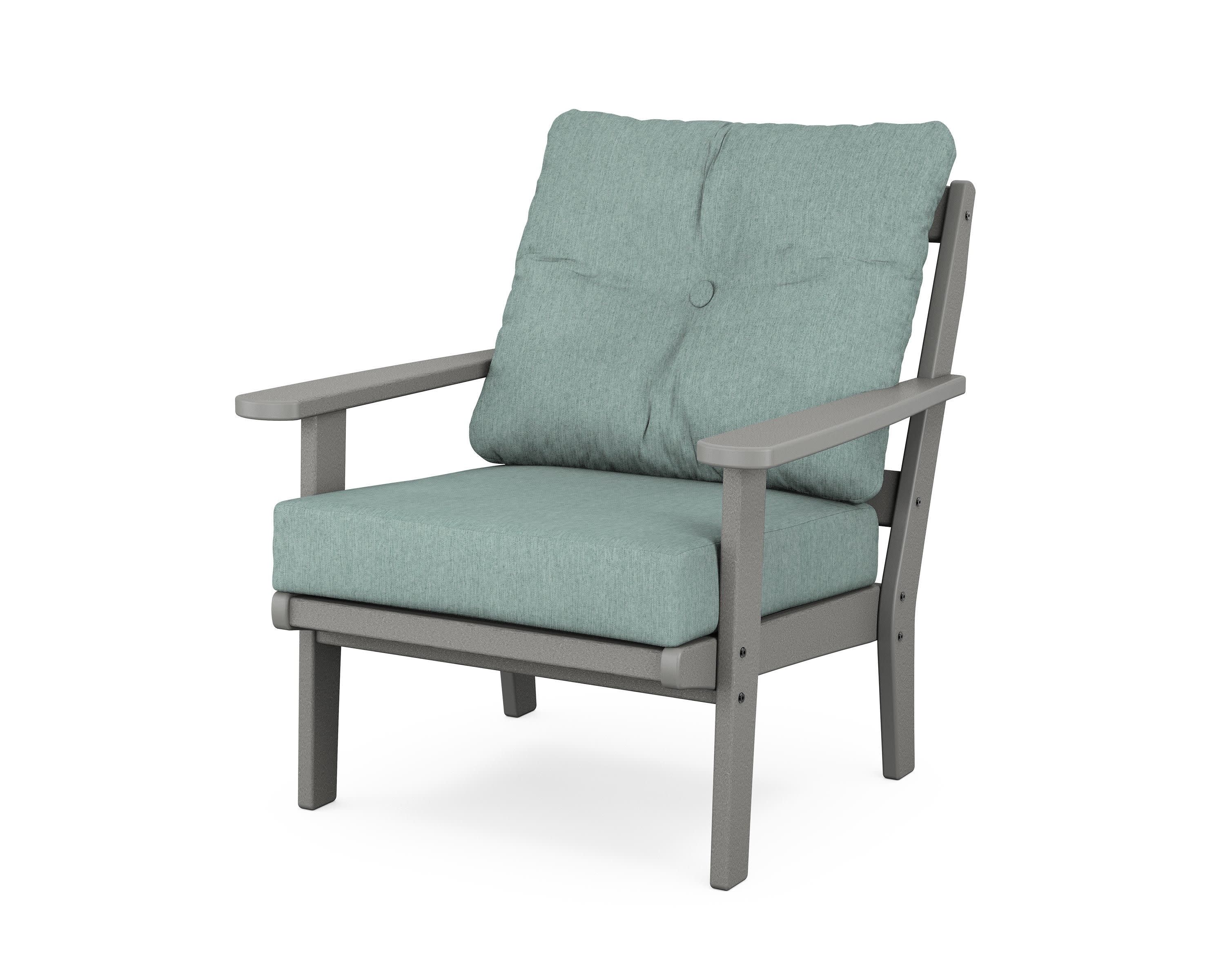 Cape Cod Deep Seating Chair in Stepping Stone / Glacier Spa