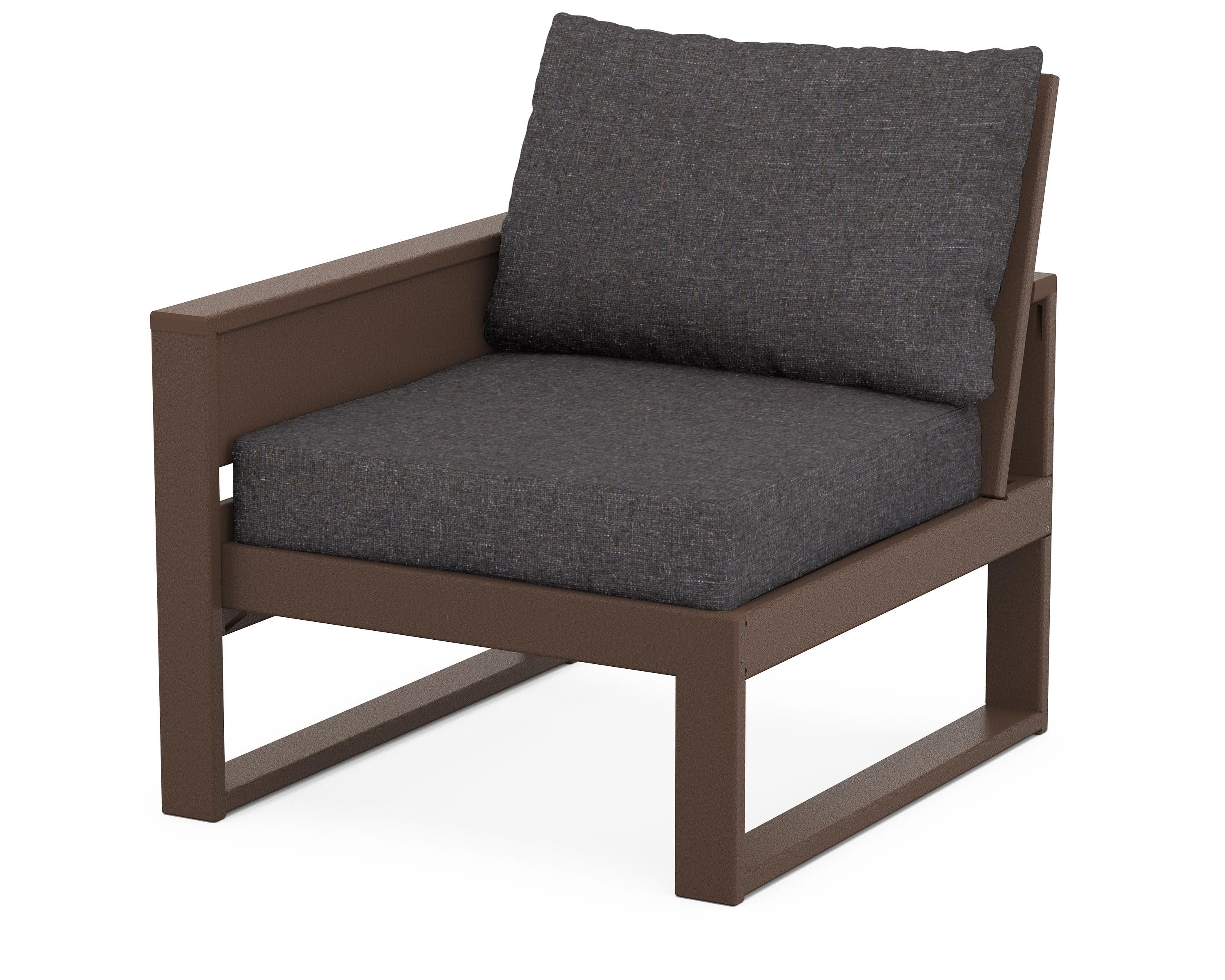 Eastport Modular Left Arm Chair in Vintage Lantern / Ash Charcoal