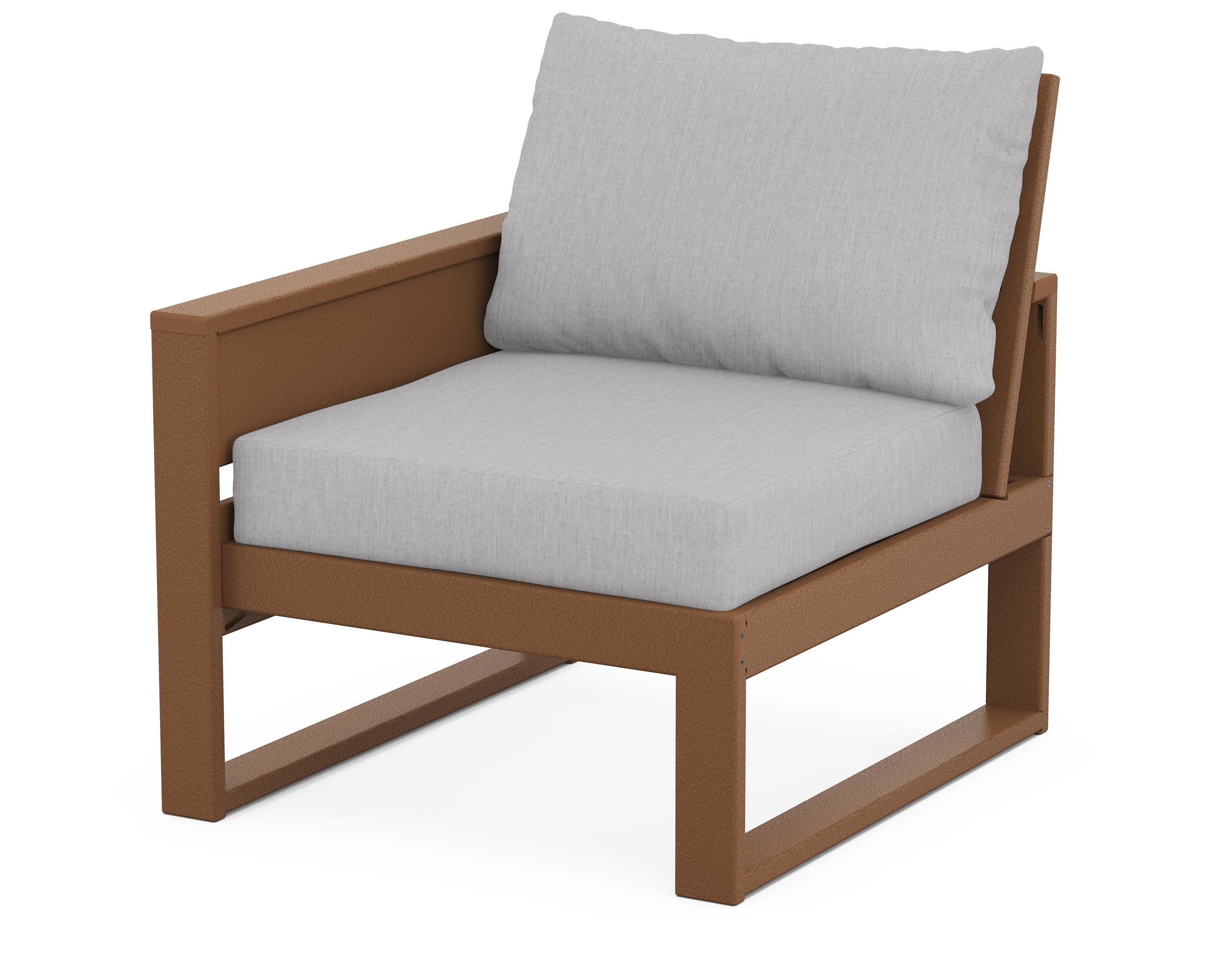 Eastport Modular Left Arm Chair in Tree House / Granite