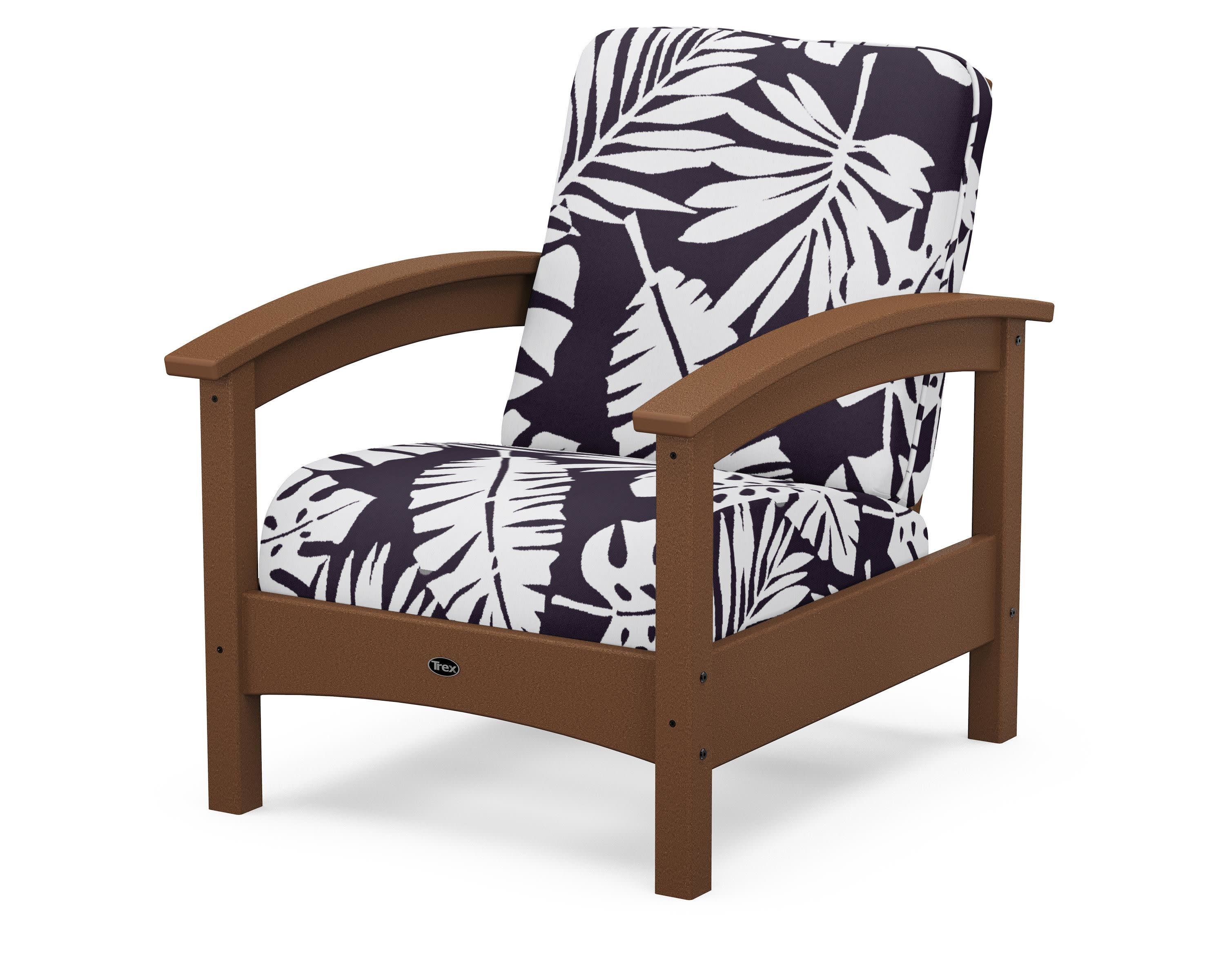 Rockport Club Chair in Tree House / Leaf Navy