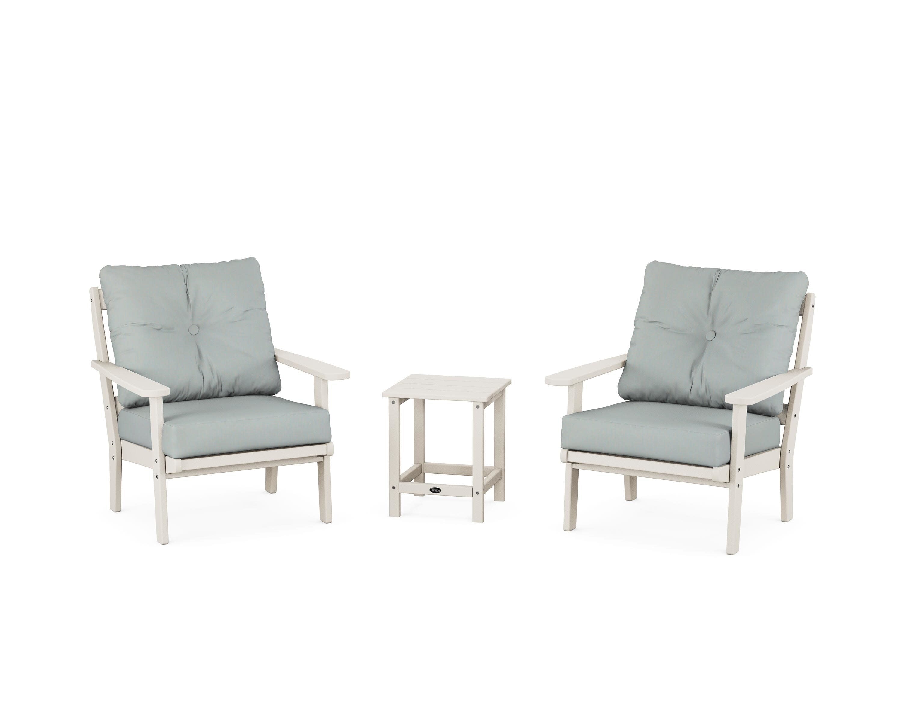Cape Cod 3-Piece Deep Seating Set in Sand Castle / Spa
