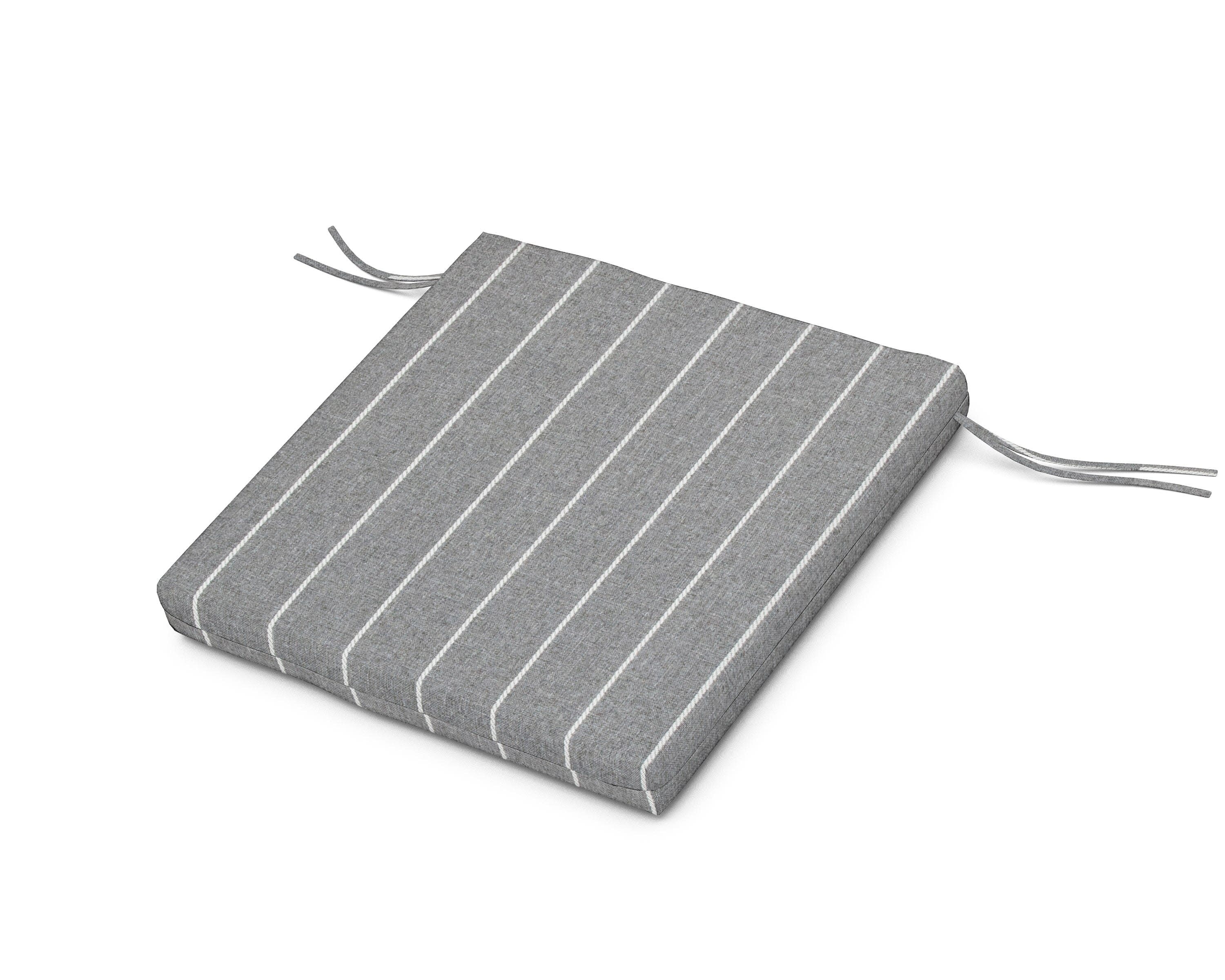 Seat Cushion - 20"D x 20"W x 2.5"H in Pencil Pewter