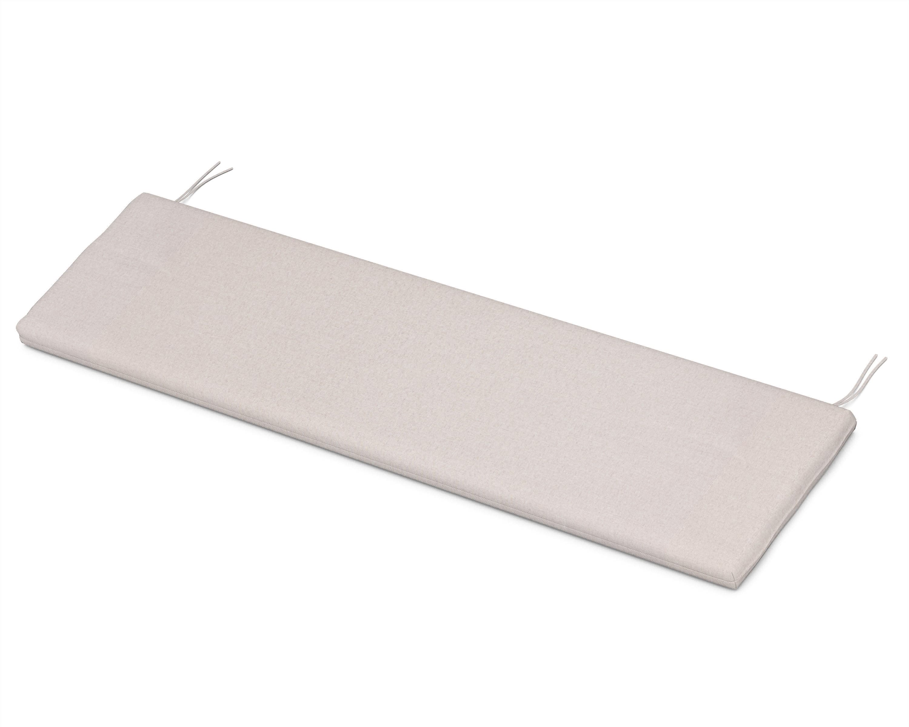 Bench Seat Cushion - 18.5"D x 55.5"W x 2.5"H in Dune Burlap
