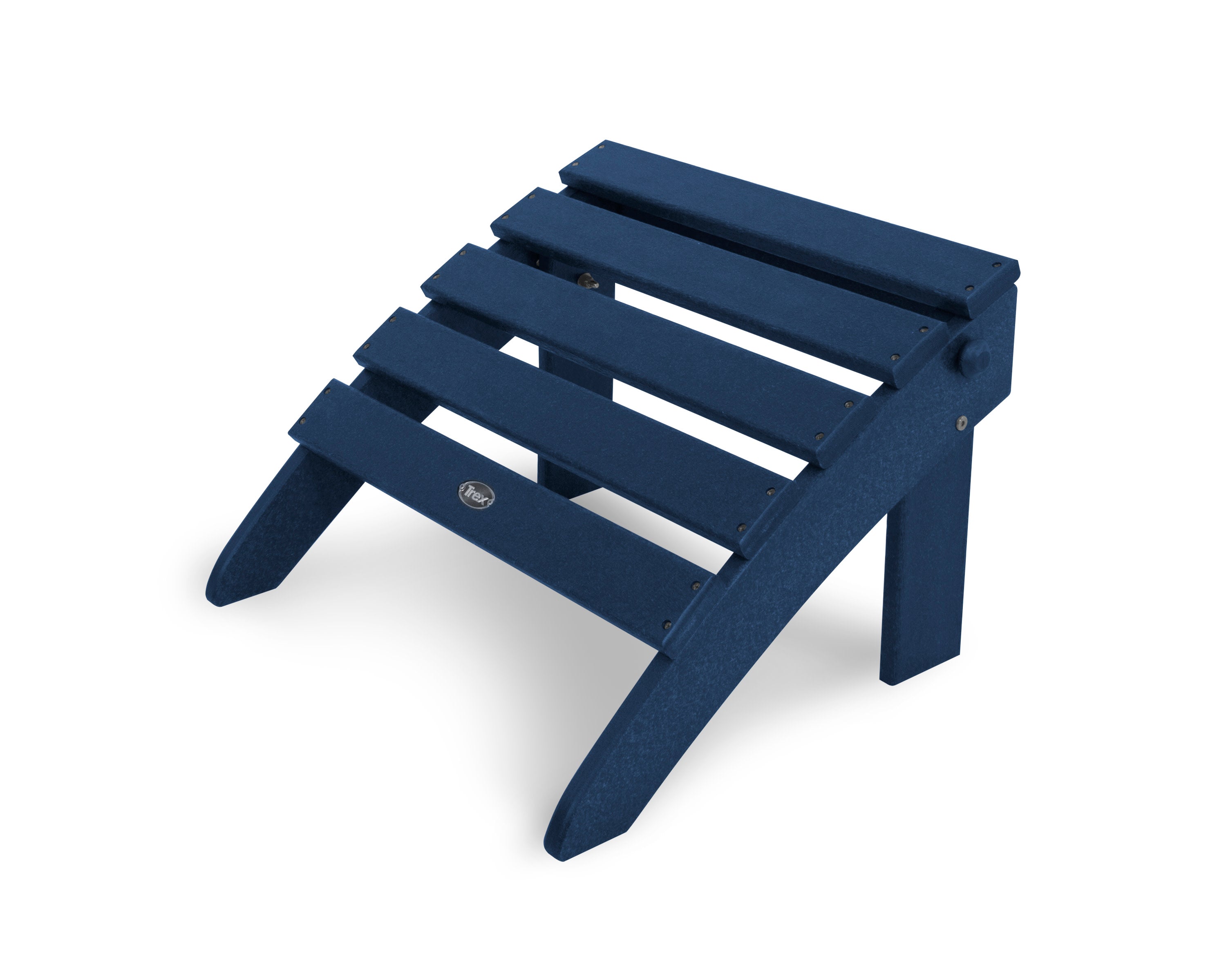 Cape Cod Folding Ottoman in Navy